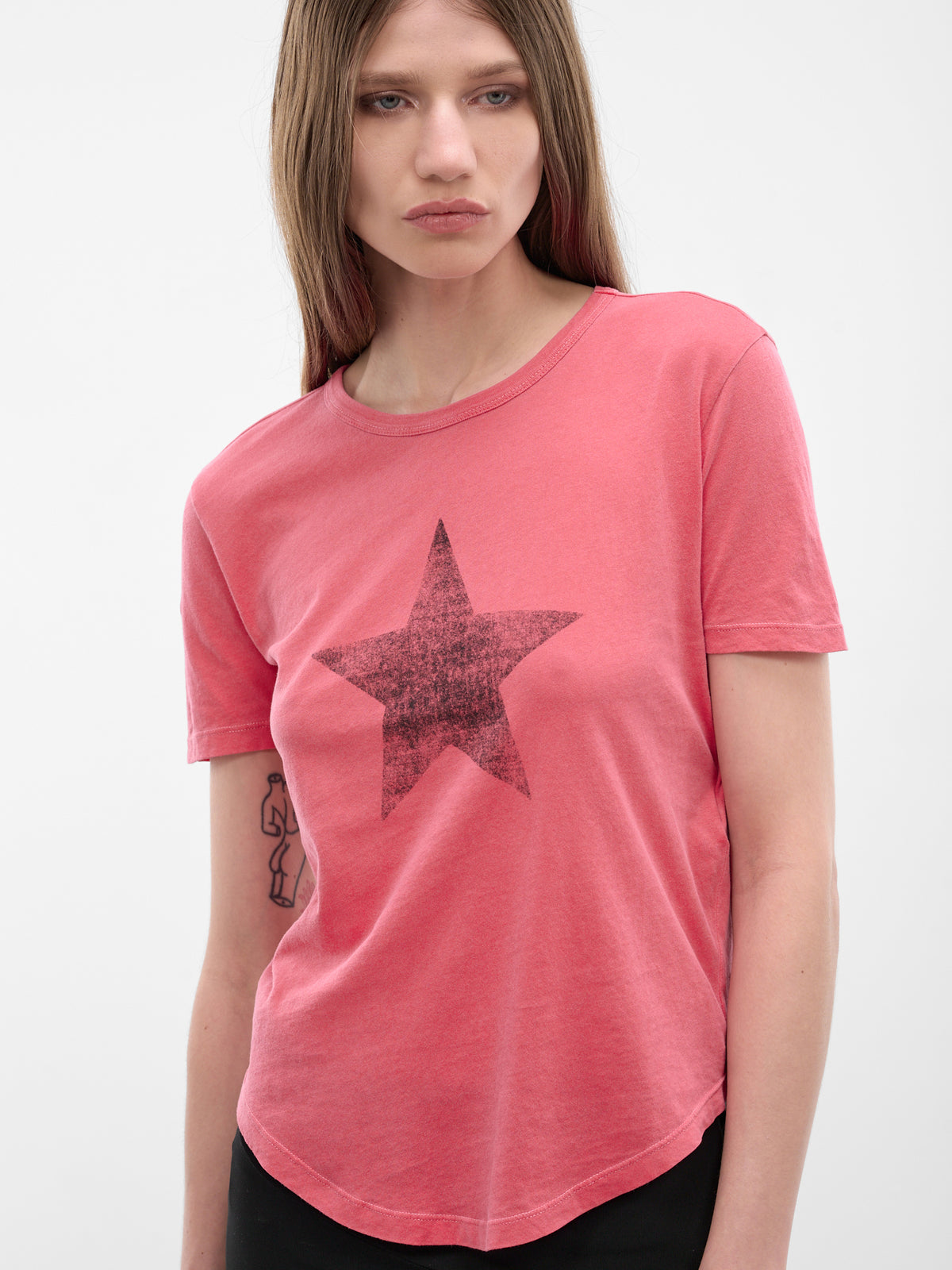 Floor Red Graphic Micro Tee (B0013924-FA740-REBEL-RED)