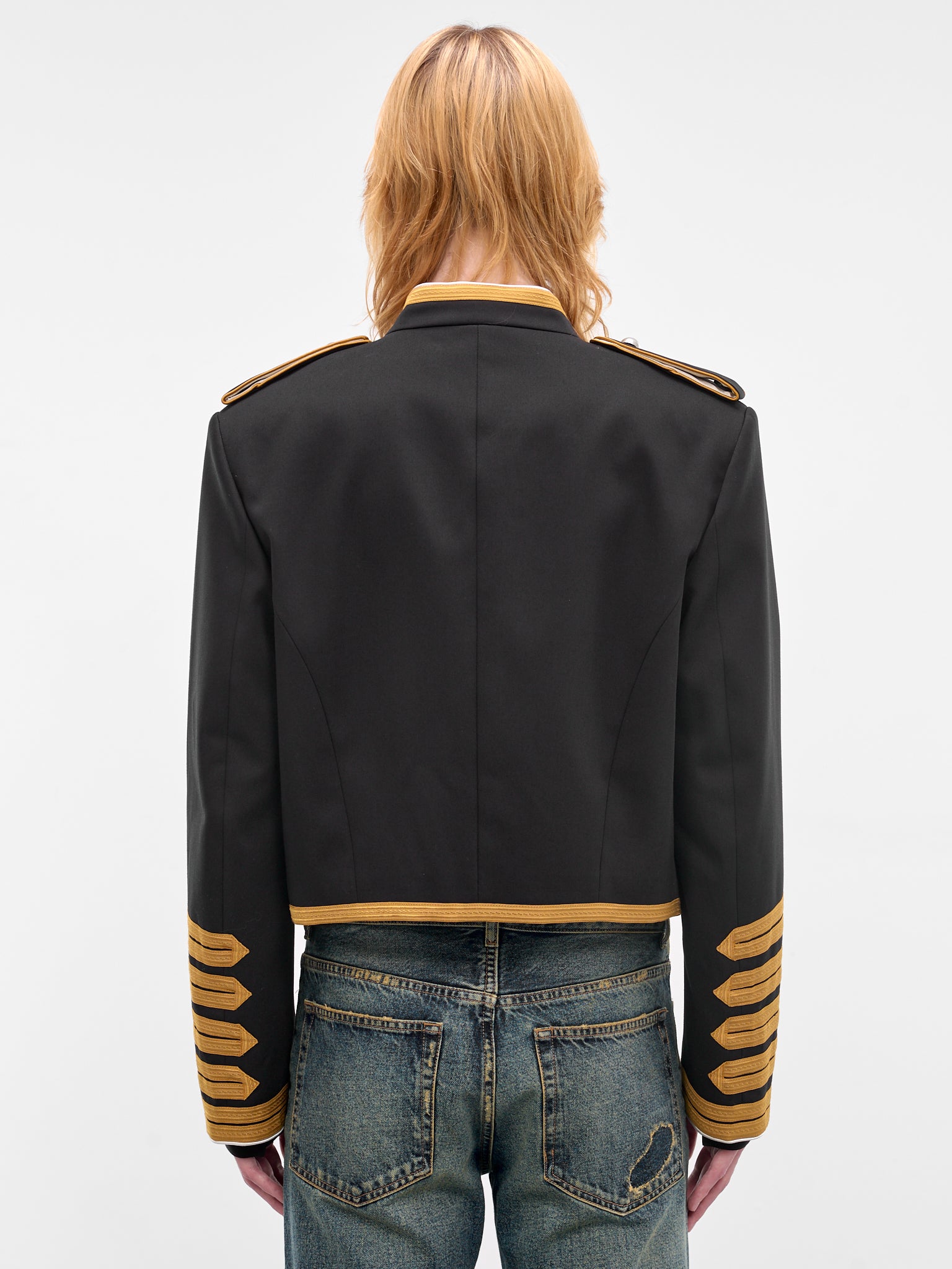 Set Black Embroidered Marsina Jacket (B0013932-FA709-BLACK)