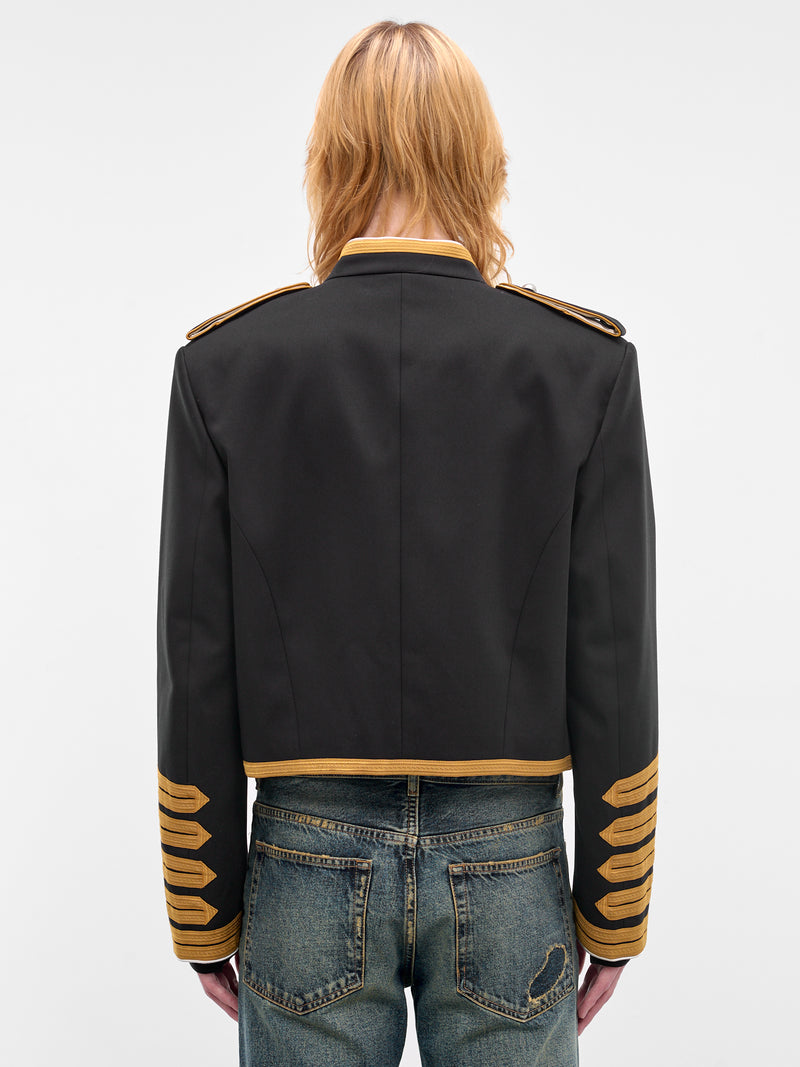 Set Black Embroidered Marsina Jacket (B0013932-FA709-BLACK)
