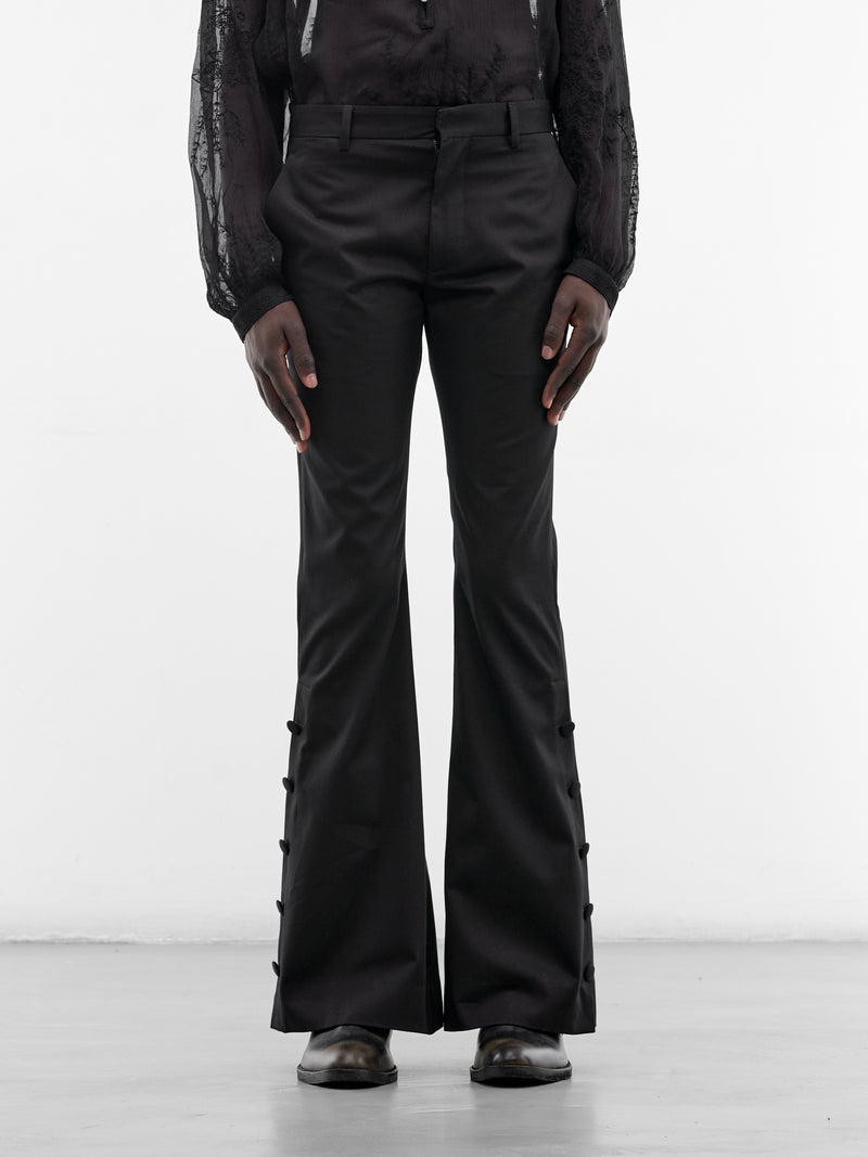 Black Vald Slim Bootcut Trousers (B0013936-FA709-BLACK)