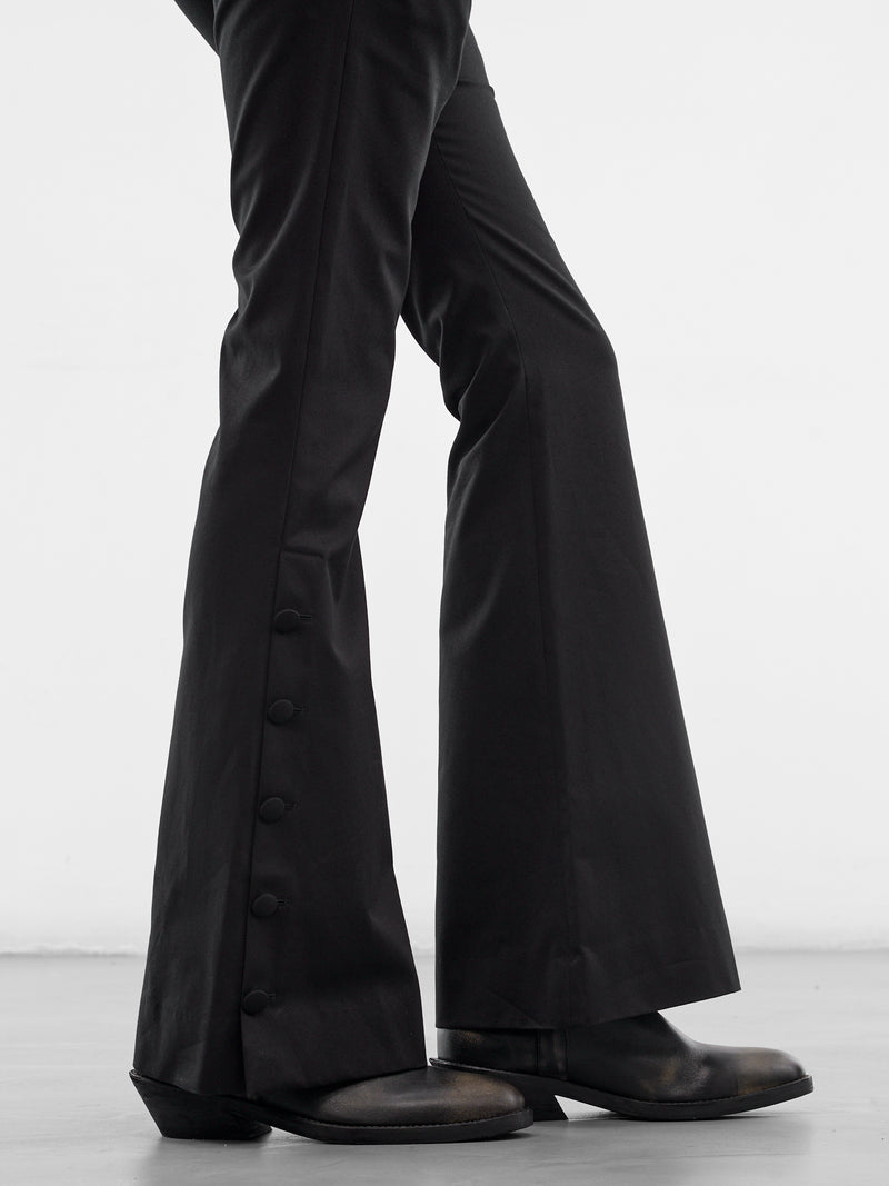 Black Vald Slim Bootcut Trousers (B0013936-FA709-BLACK)