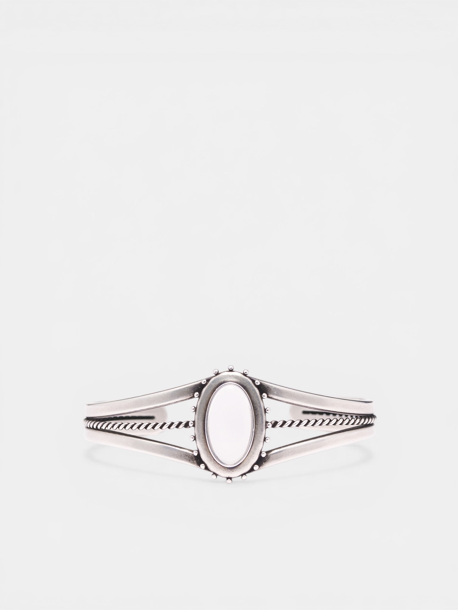 Fern Silver Cuff Bracelet (B0014124-JW020-ANTIQUE-SILVER)
