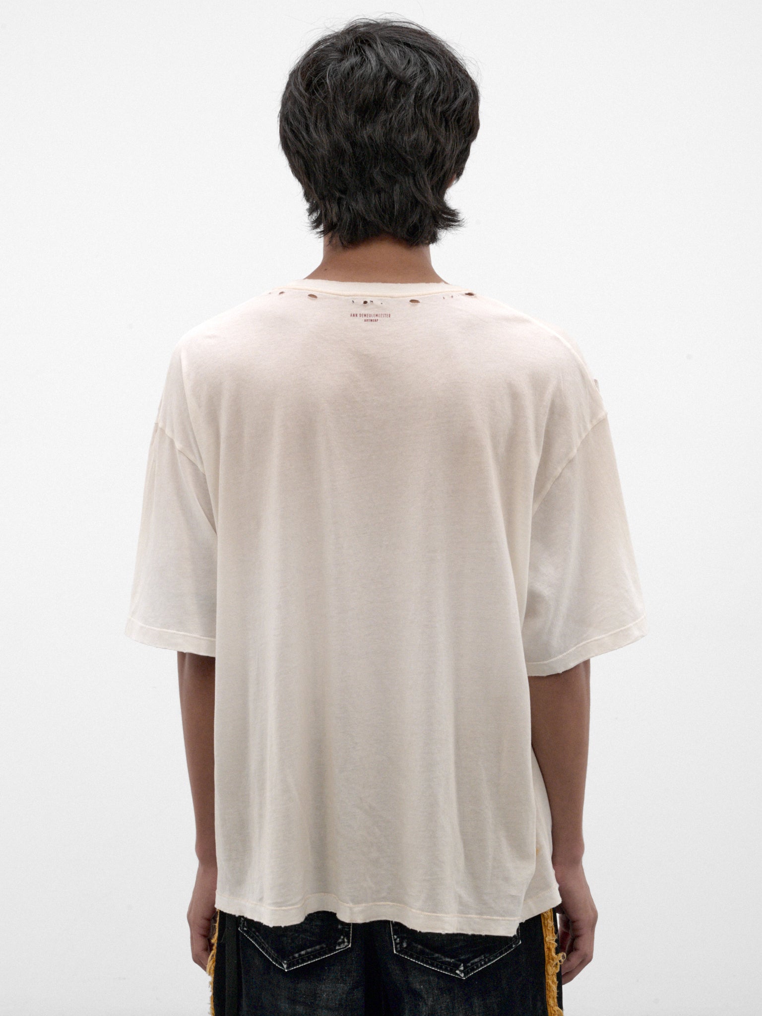 Lu Poetry Graphic Boxy Tee (B0014440-FA789-CHALK)