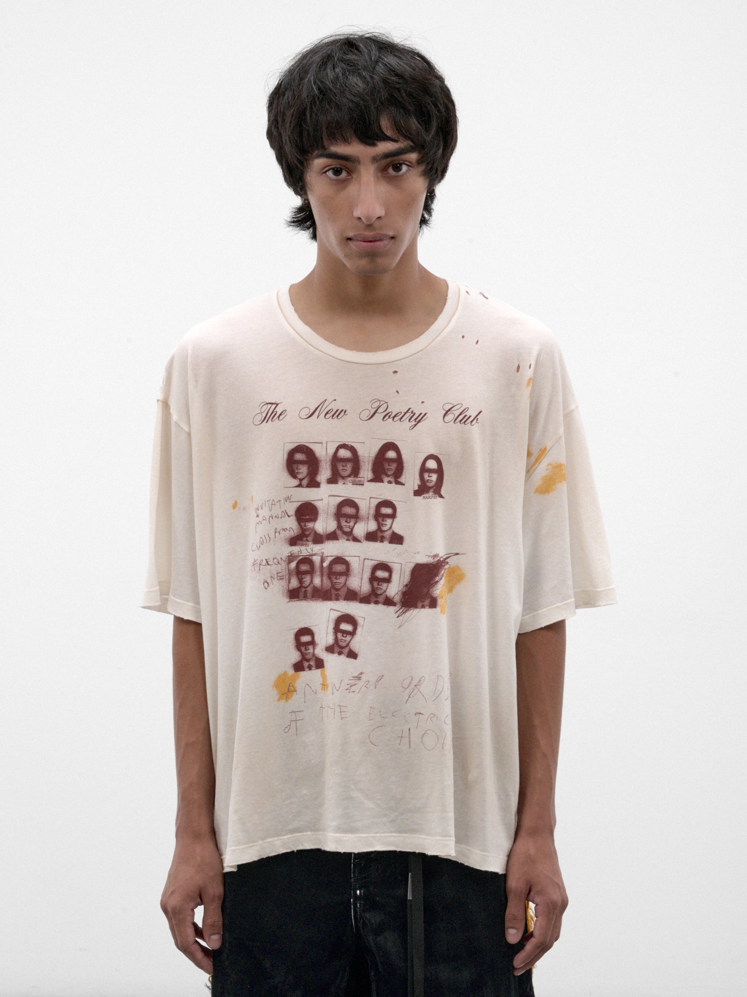 Lu Poetry Graphic Boxy Tee (B0014440-FA789-CHALK)