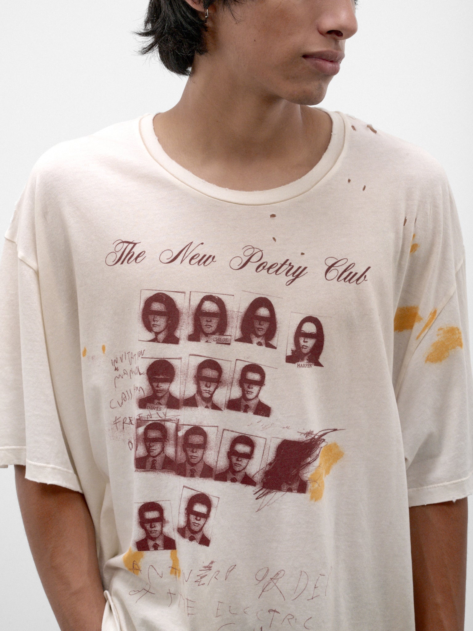 Lu Poetry Graphic Boxy Tee (B0014440-FA789-CHALK)