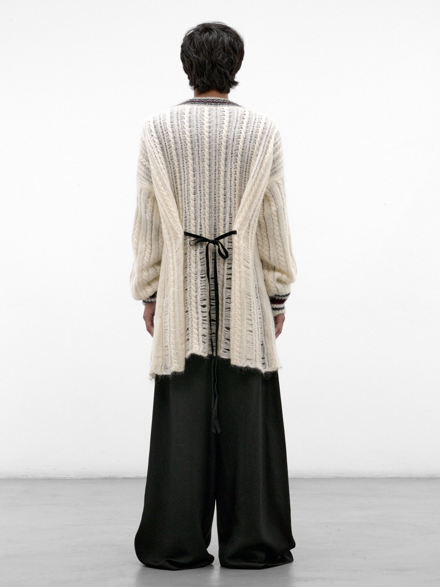 Ulver Mohair-Wool Knit Cardigan (B0014467-KN096-WARM-WHITE)