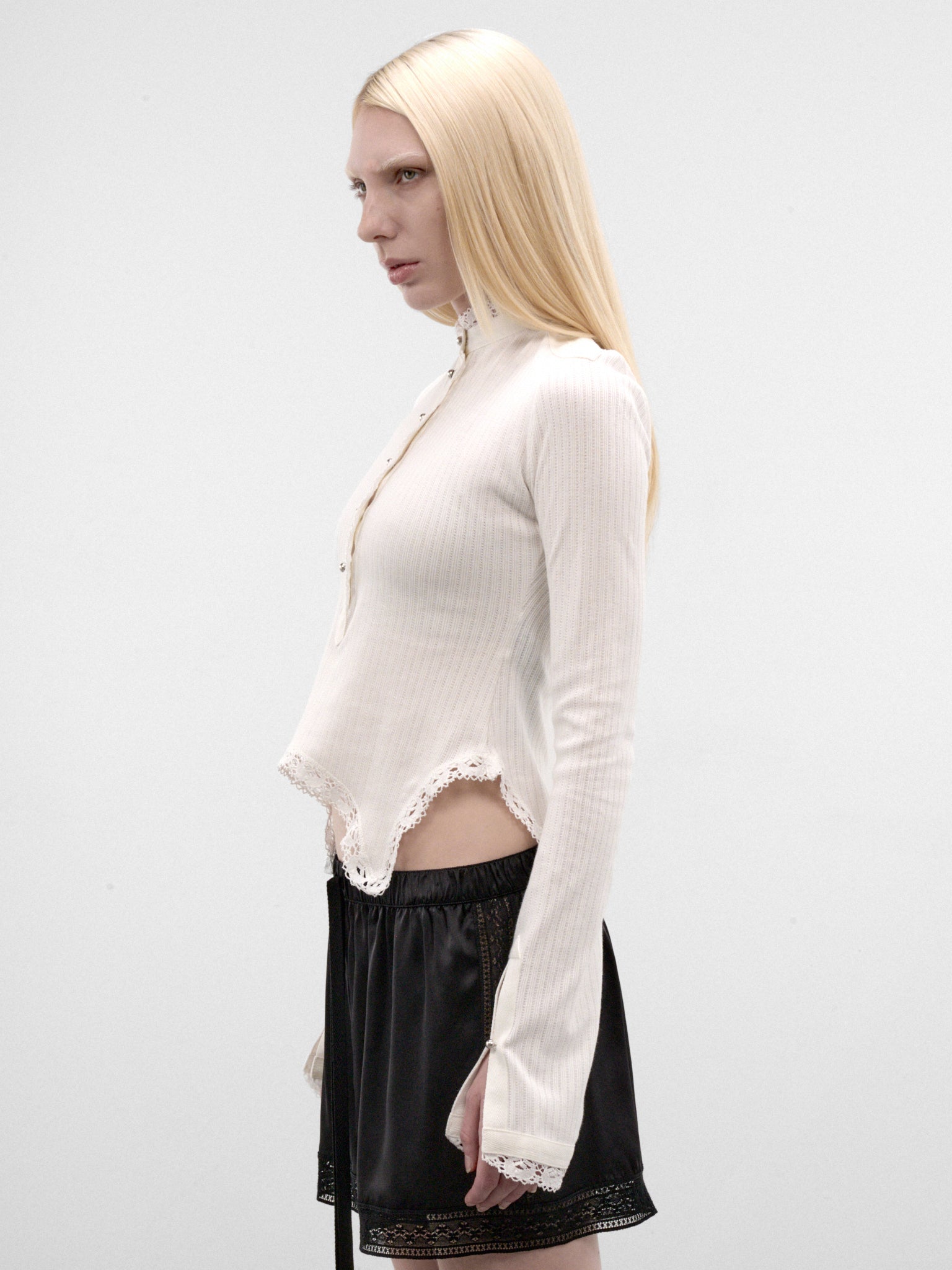 Nancine White Cotton Serafino Top (B0014521-FA766-NATURAL-WHITE)
