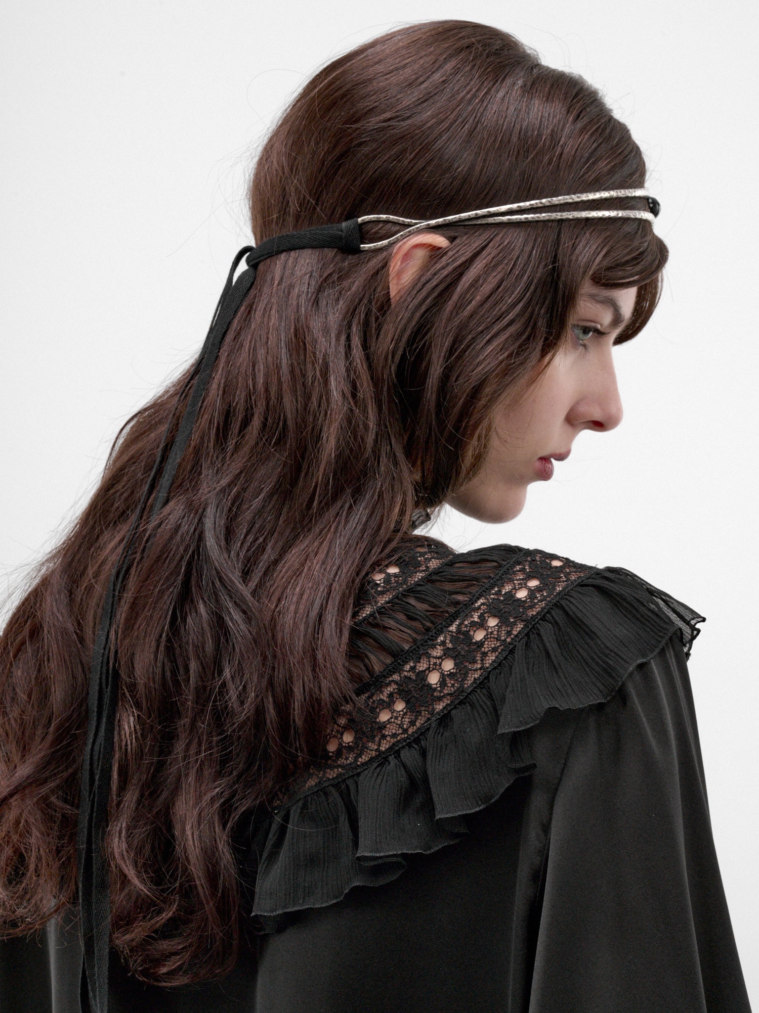 Ank Antique Silver Headband (B0014649-OT018-ANTIQUE-SILVER)
