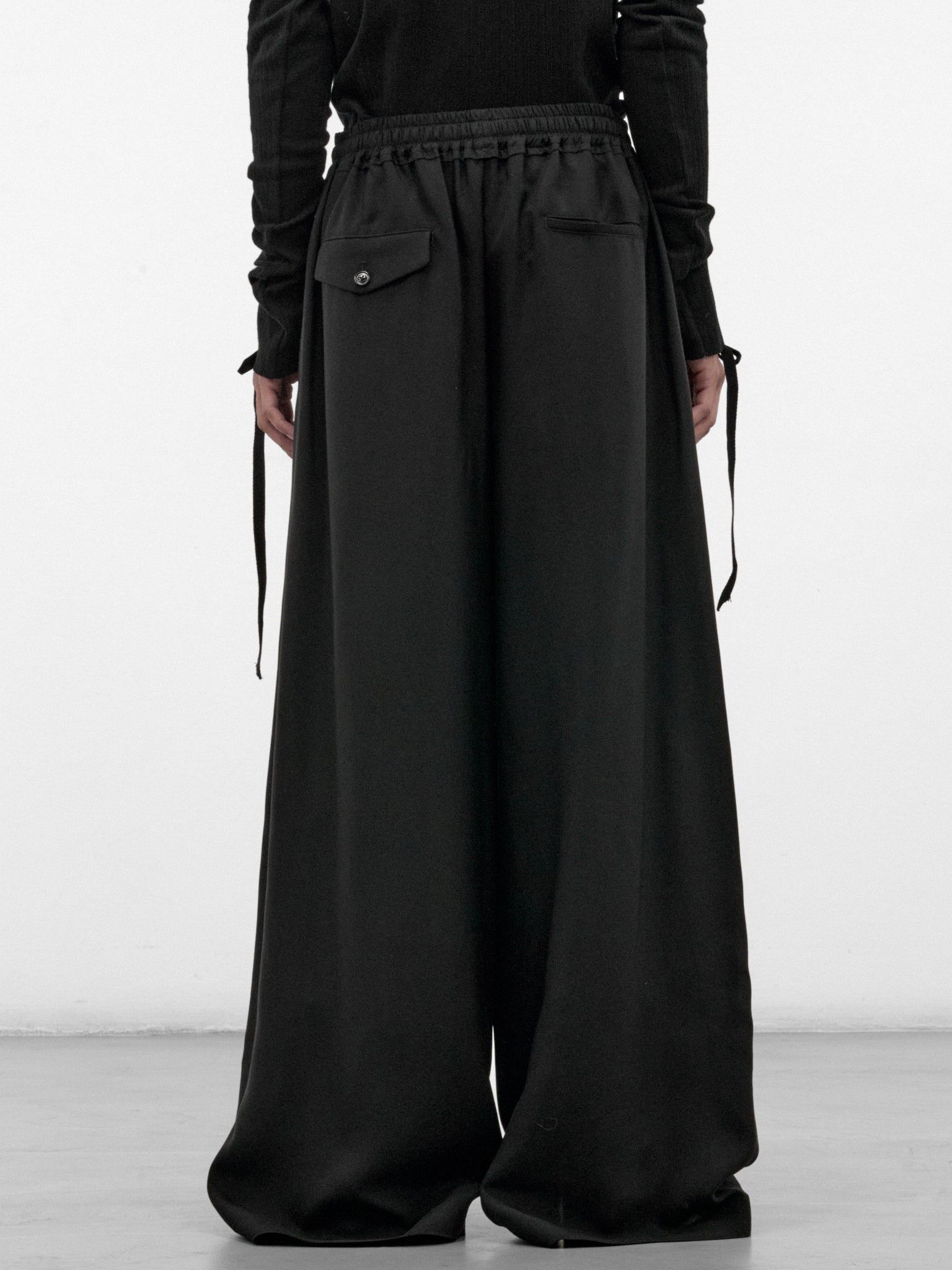 Eron Wide Lounge Pants (B0014657-FA558-BLACK)