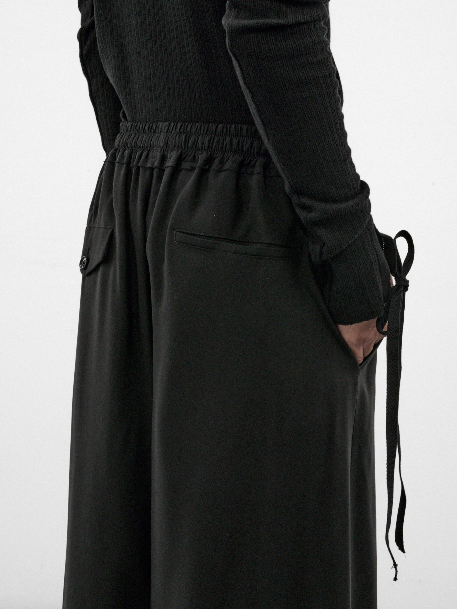 Eron Wide Lounge Pants (B0014657-FA558-BLACK)