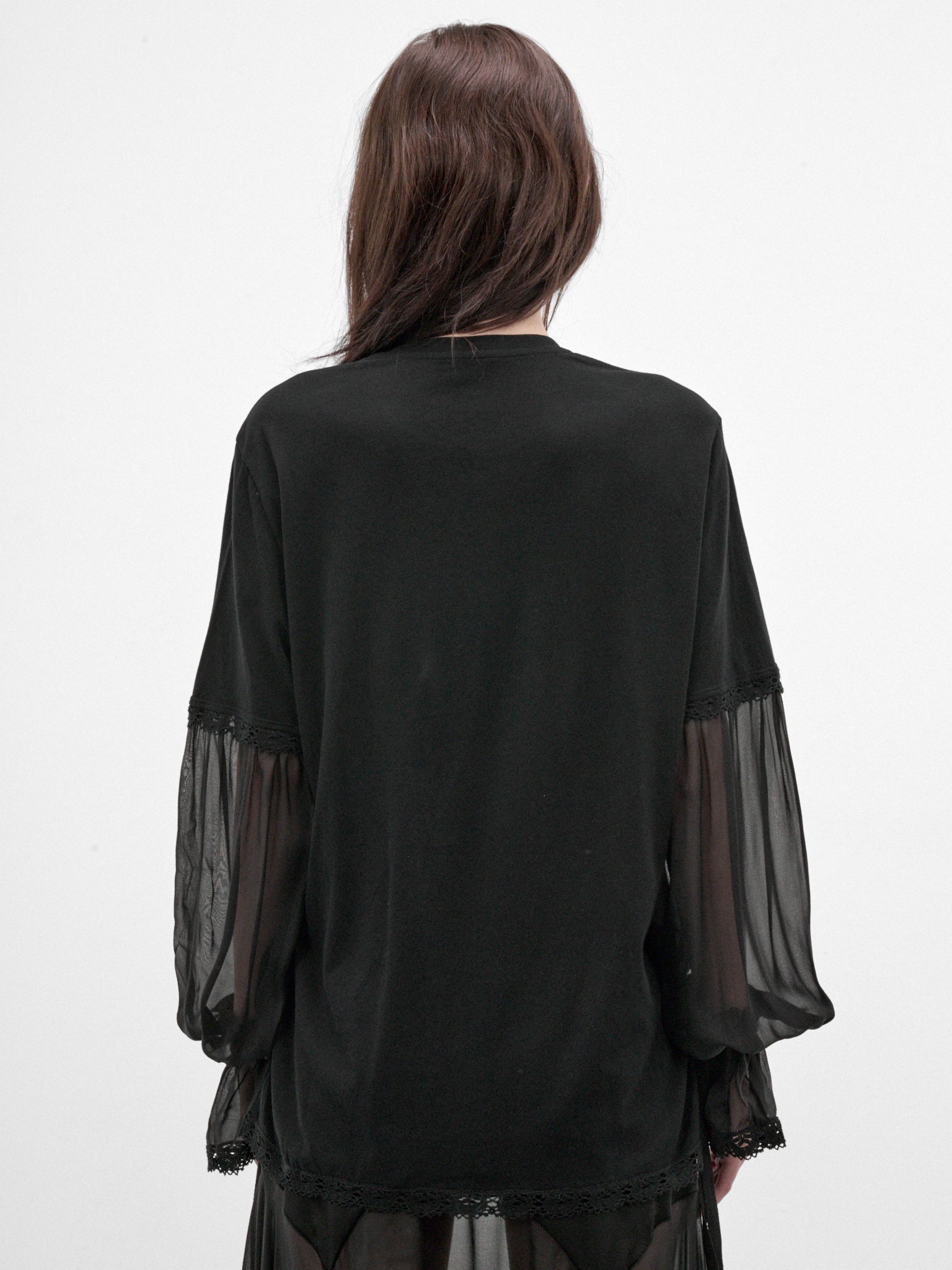 Loes Black Cotton Boxy Tee (B0014686-FA206-BLACK)