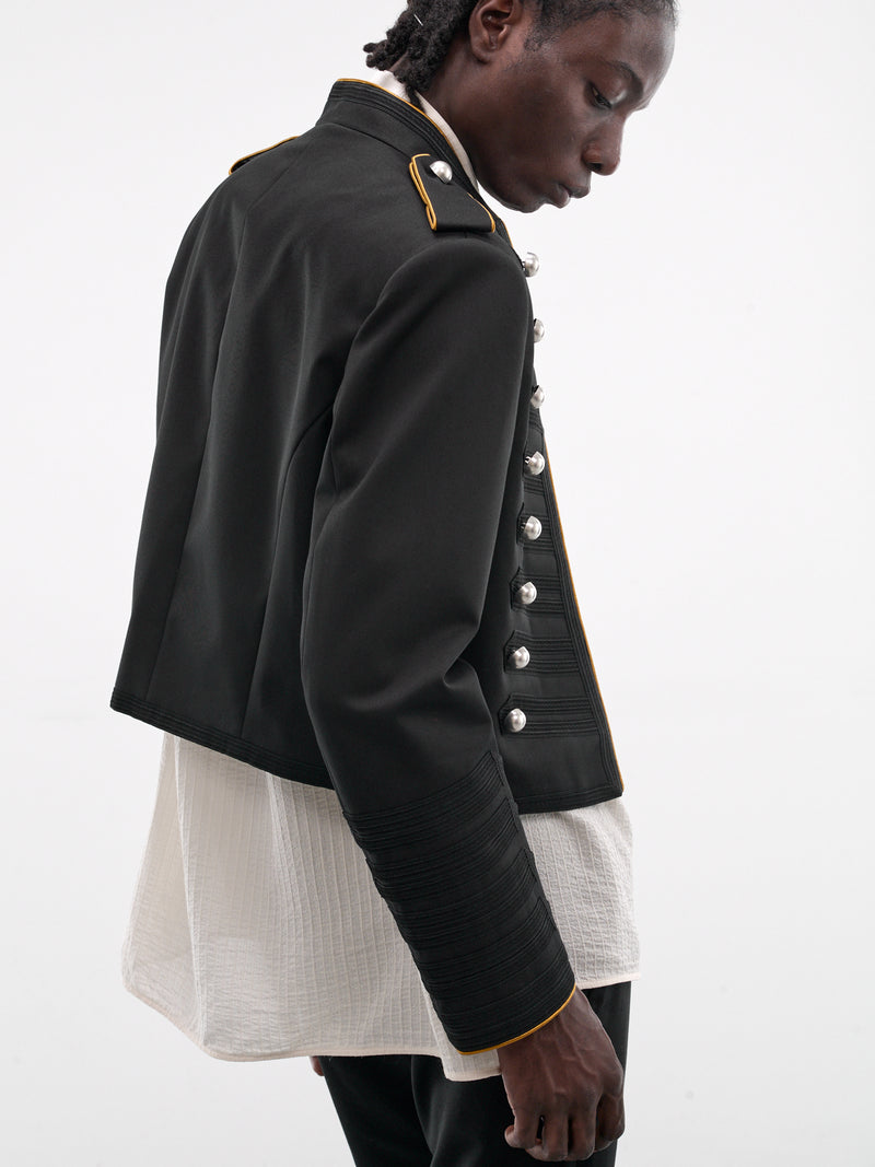 Exclusive Set Embroidered Marsina Jacket (B0014713-FA709-BLACK)