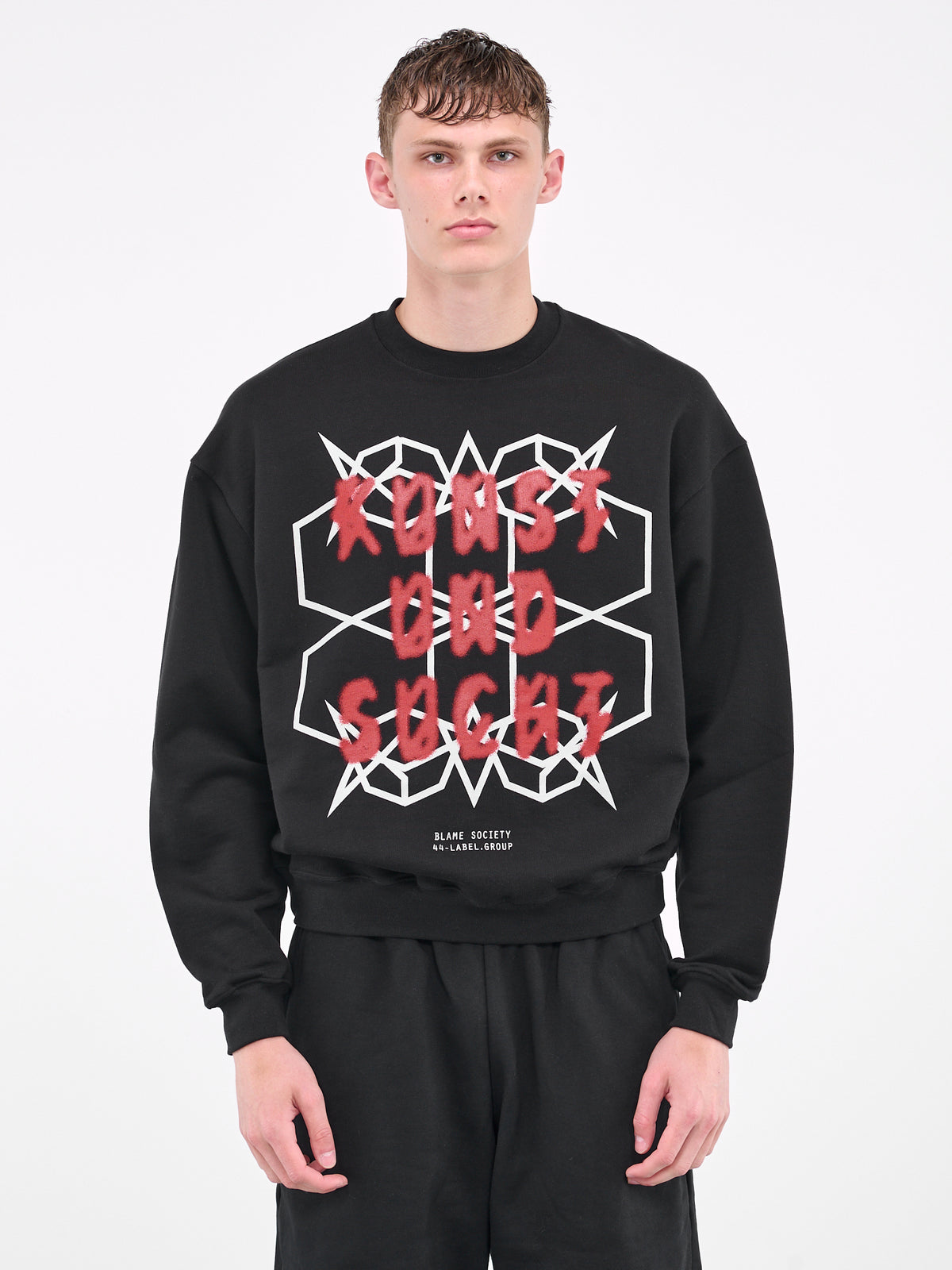 Sucht Crew Sweater (B0030281-FA274-P295-BLACK-KUNS)