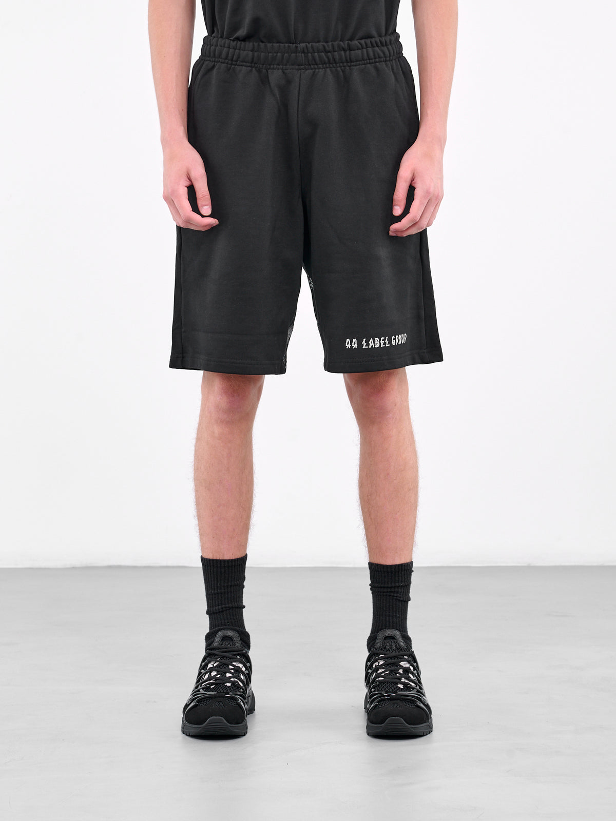 44 LABEL GROUP Skull Sweat Shorts | H. Lorenzo - front