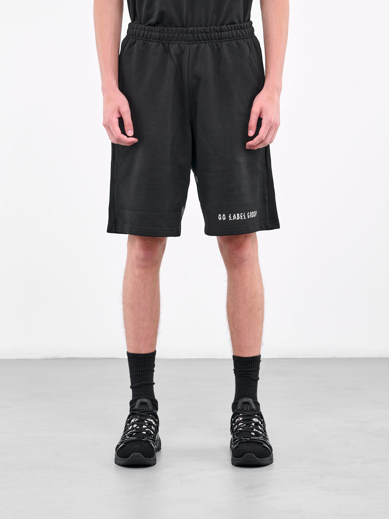 44 LABEL GROUP Skull Sweat Shorts | H. Lorenzo - front