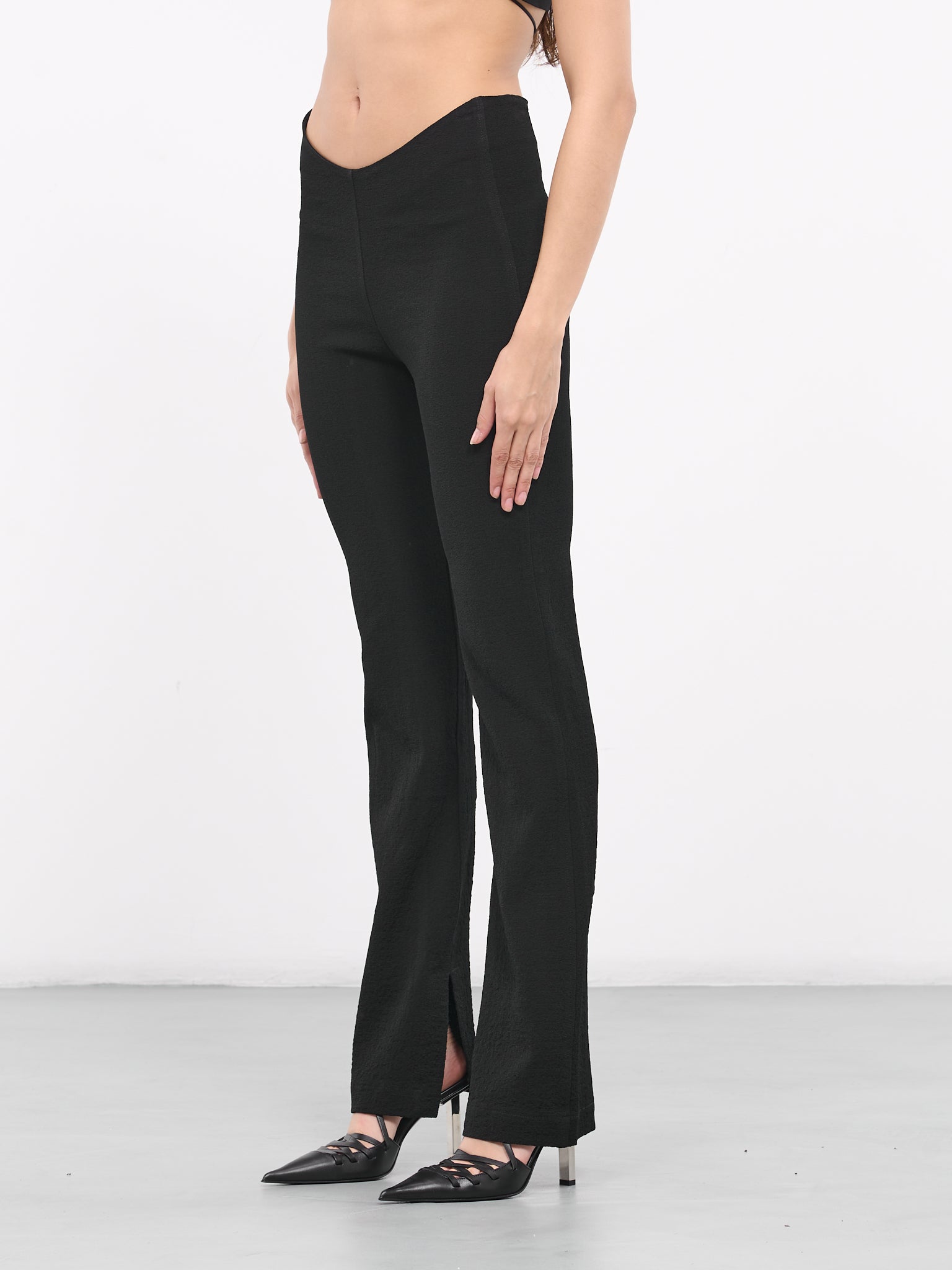 Pantalon online crepe negro