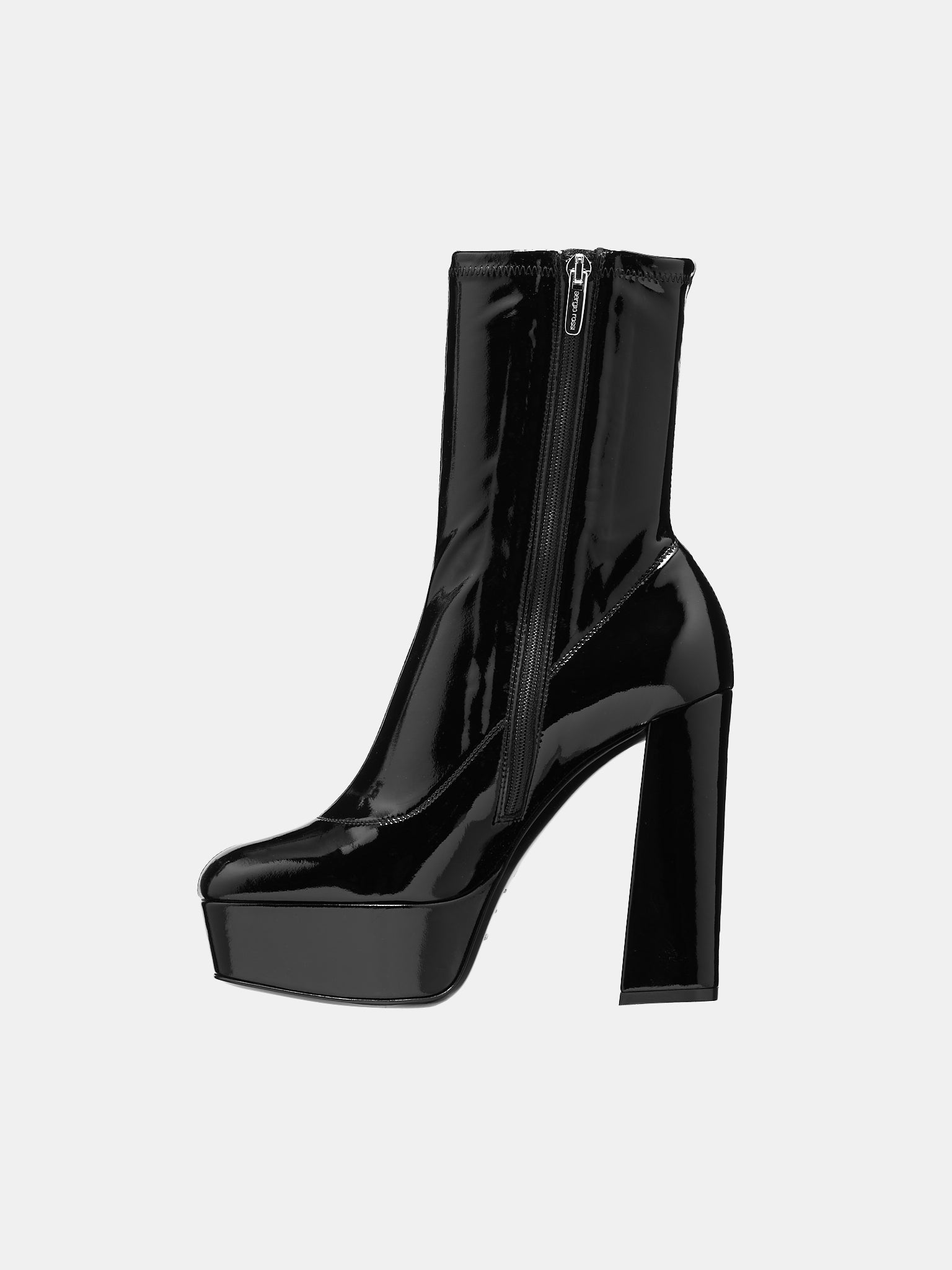 Patent Leather Platform Boots (B05060-MTEE19-1000-111-BLACK)