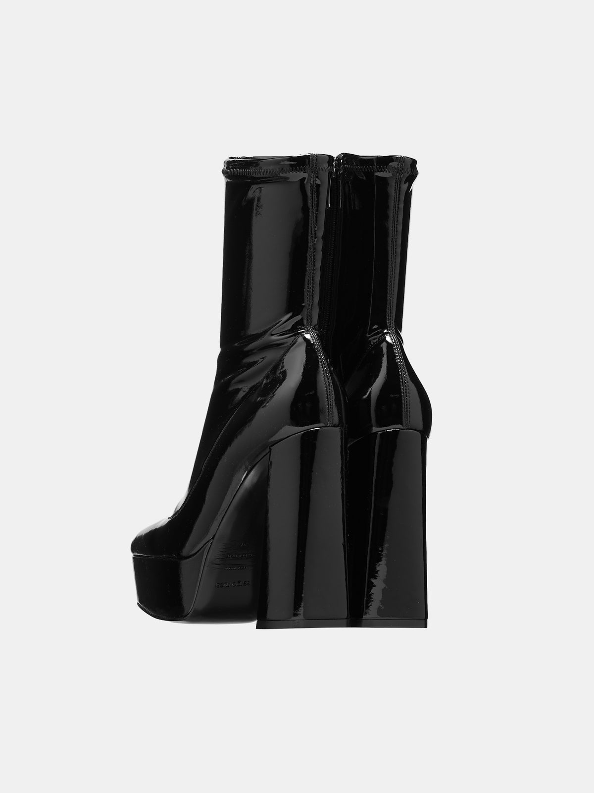 Patent Leather Platform Boots (B05060-MTEE19-1000-111-BLACK)