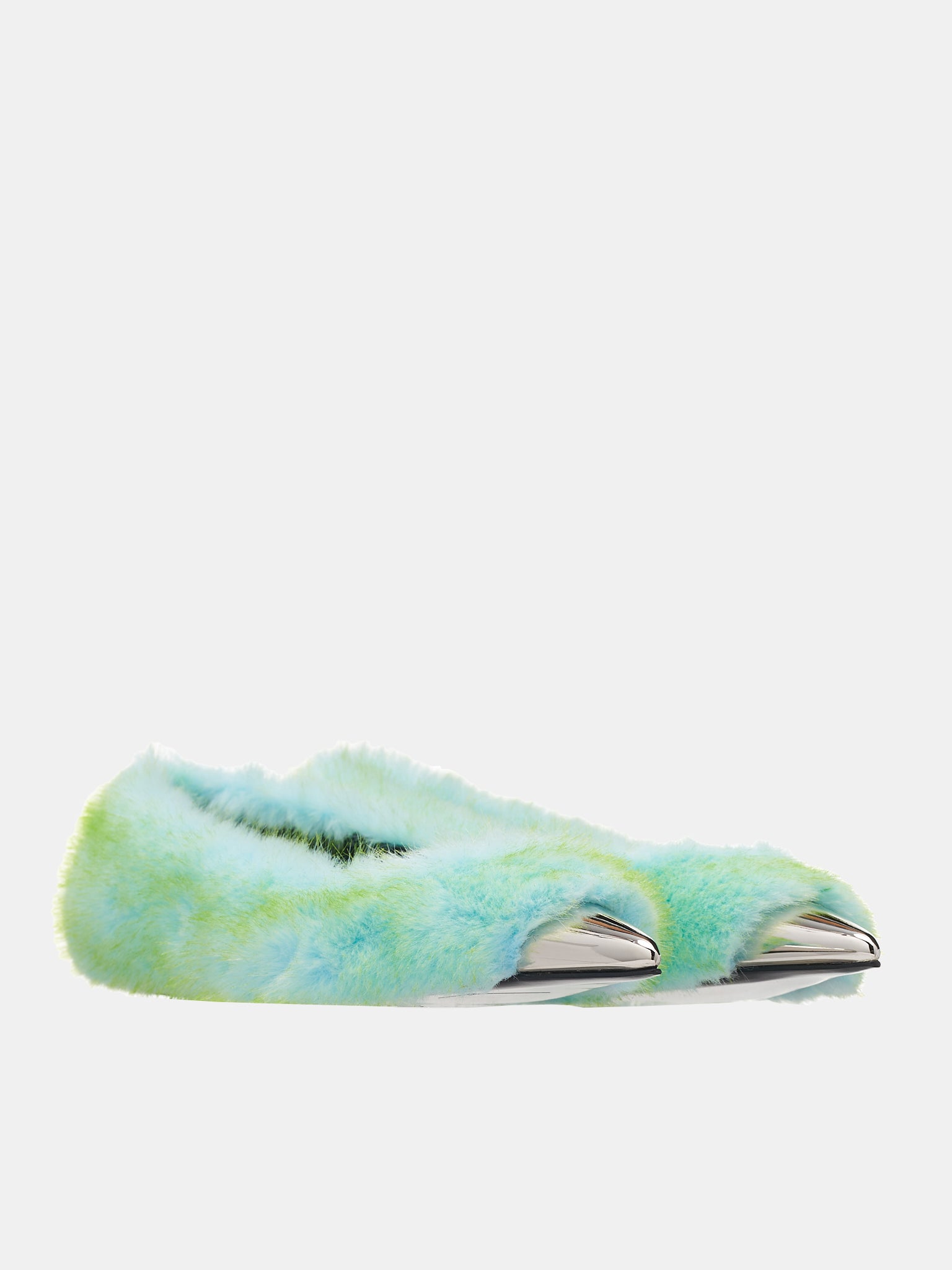 AREA Dagger Ballerina Flats (B06080-MTE350-MINT-GREEN)