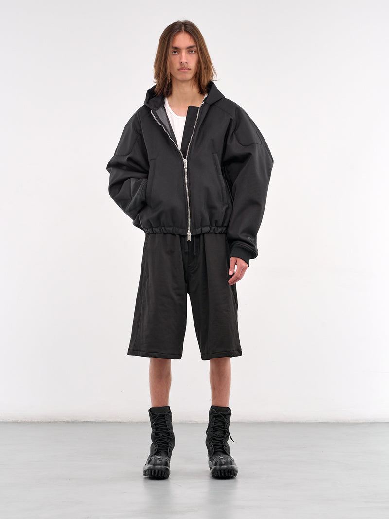 Jersey Fill Skater Shorts (B1MS258127-001-BLACK)