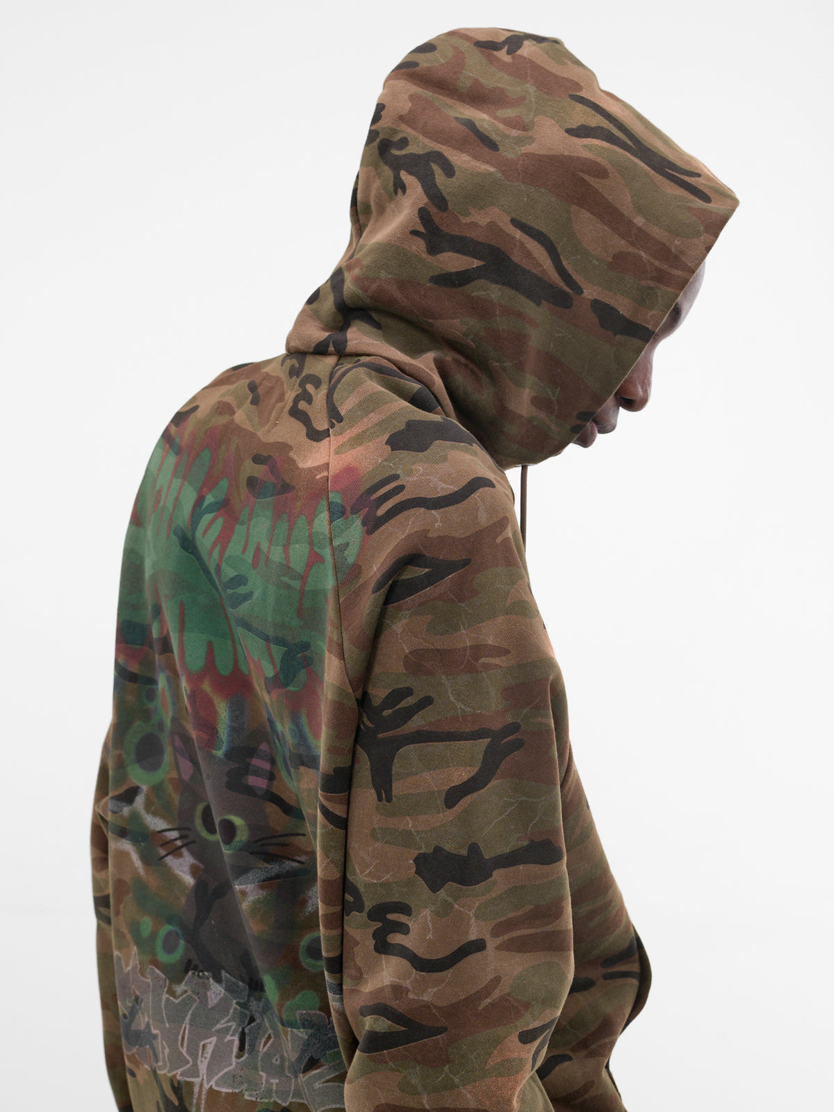 Camo Graffiti Zip Hoodie (B26SSUTZ0102-CAMO)