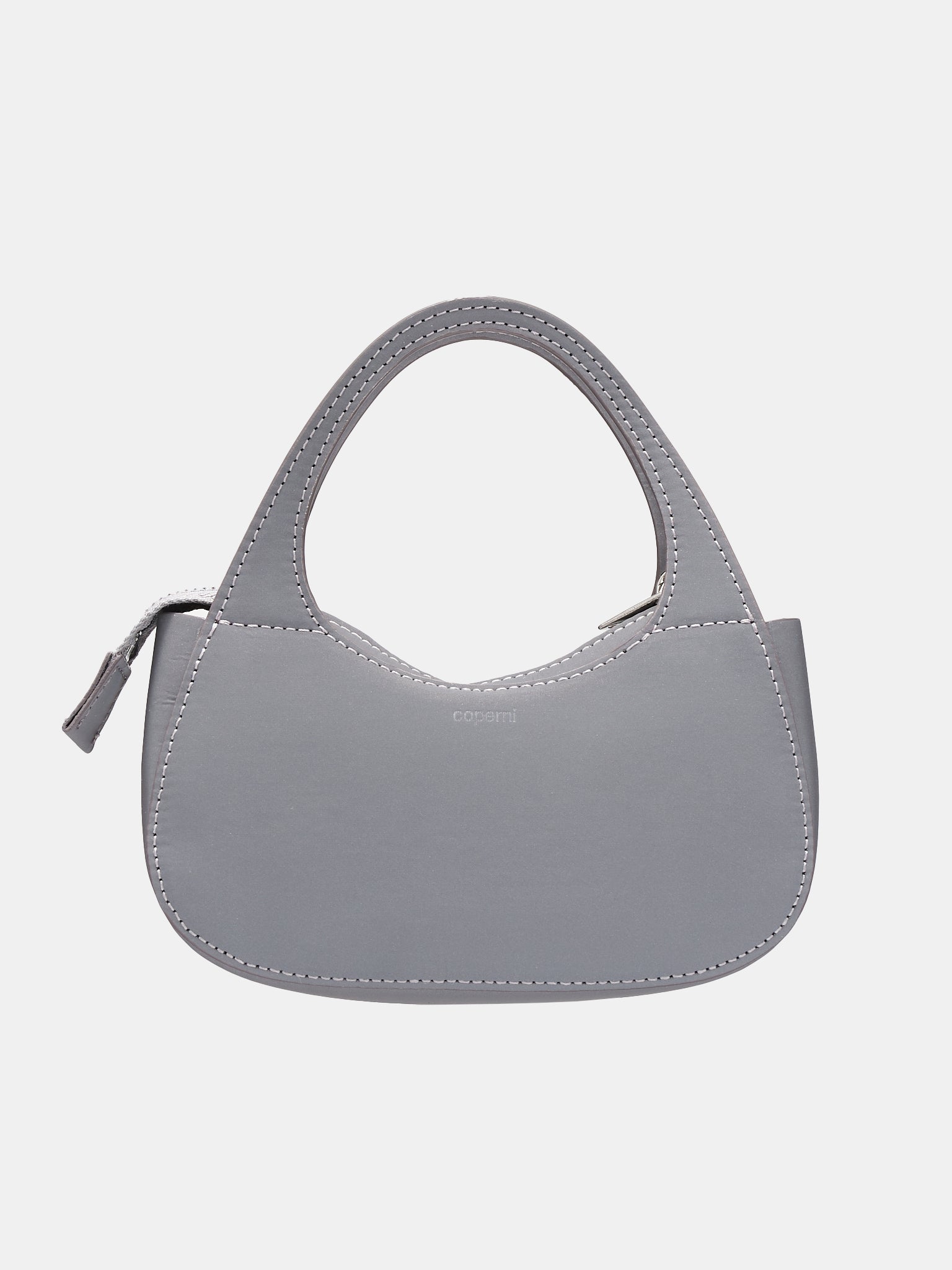 Reflective Micro Baguette Swipe Bag (BA17698-SILVER)