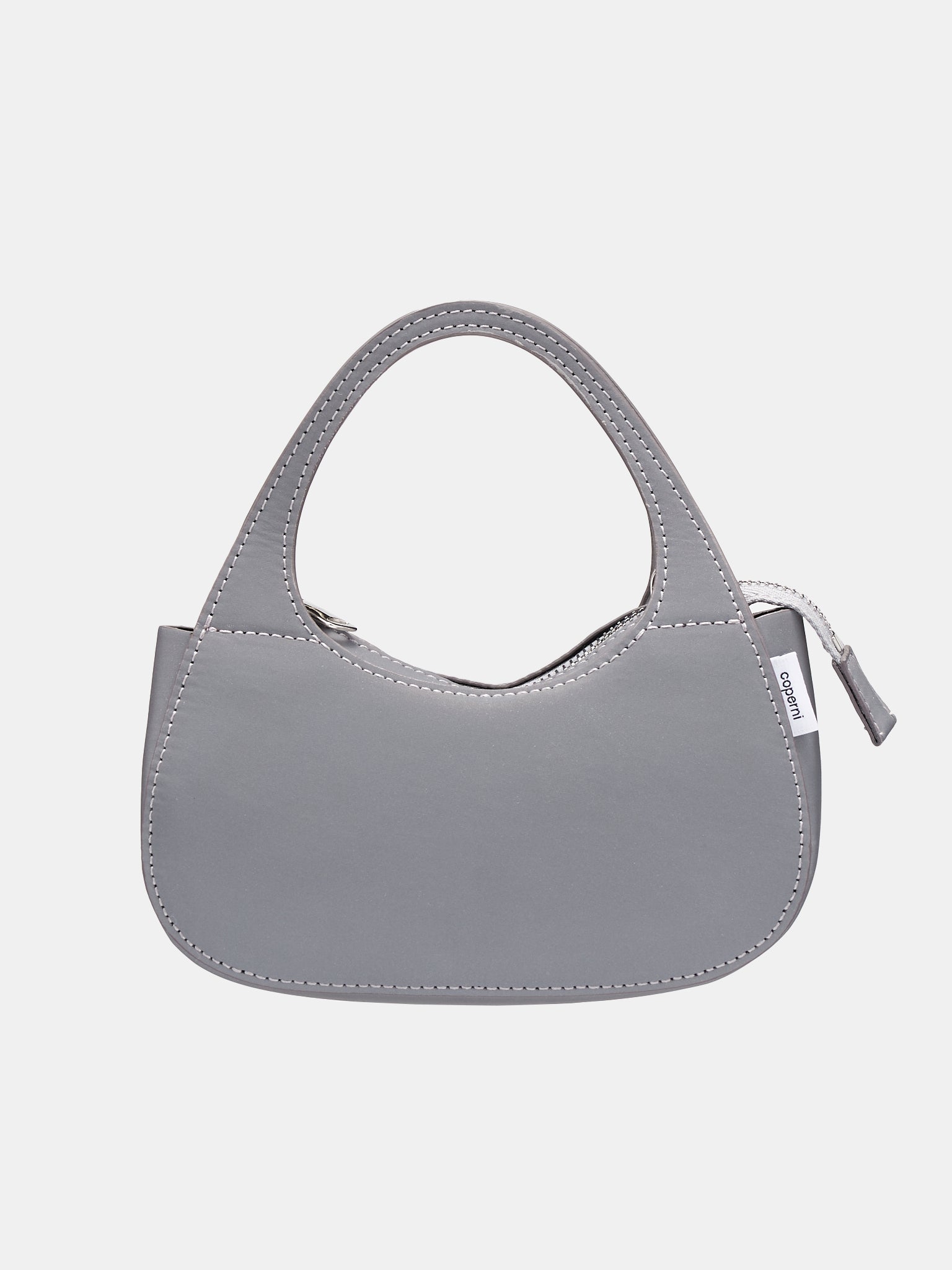 Reflective Micro Baguette Swipe Bag (BA17698-SILVER)