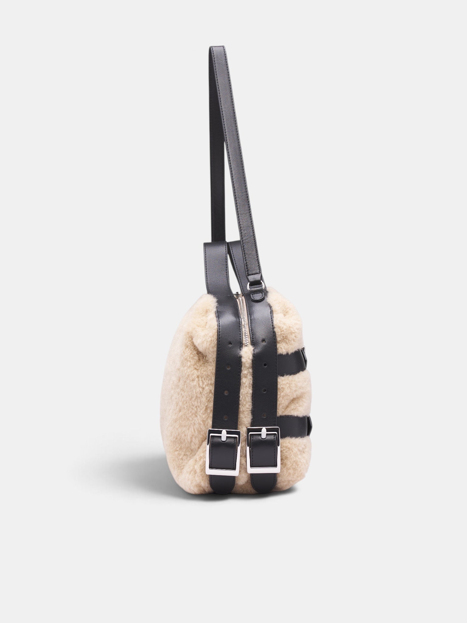 Blonde Faux Fur Bag (BAG203-0834-BLONDE)