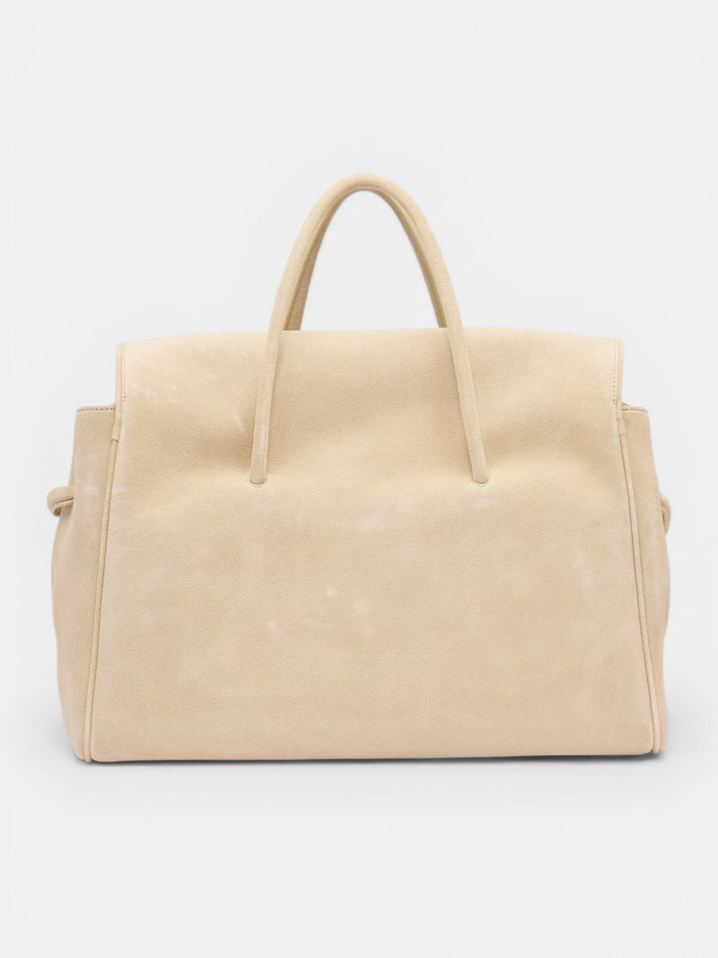 Beige Suede Turismo Shopper Bag (BAU00434AC09A04-BEIGE)