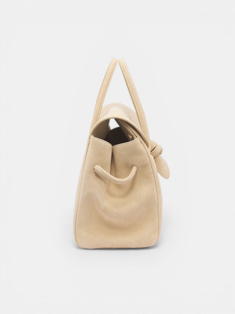 Beige Suede Turismo Shopper Bag (BAU00434AC09A04-BEIGE)