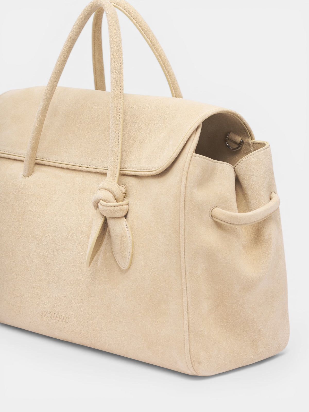 Beige Suede Turismo Shopper Bag (BAU00434AC09A04-BEIGE)