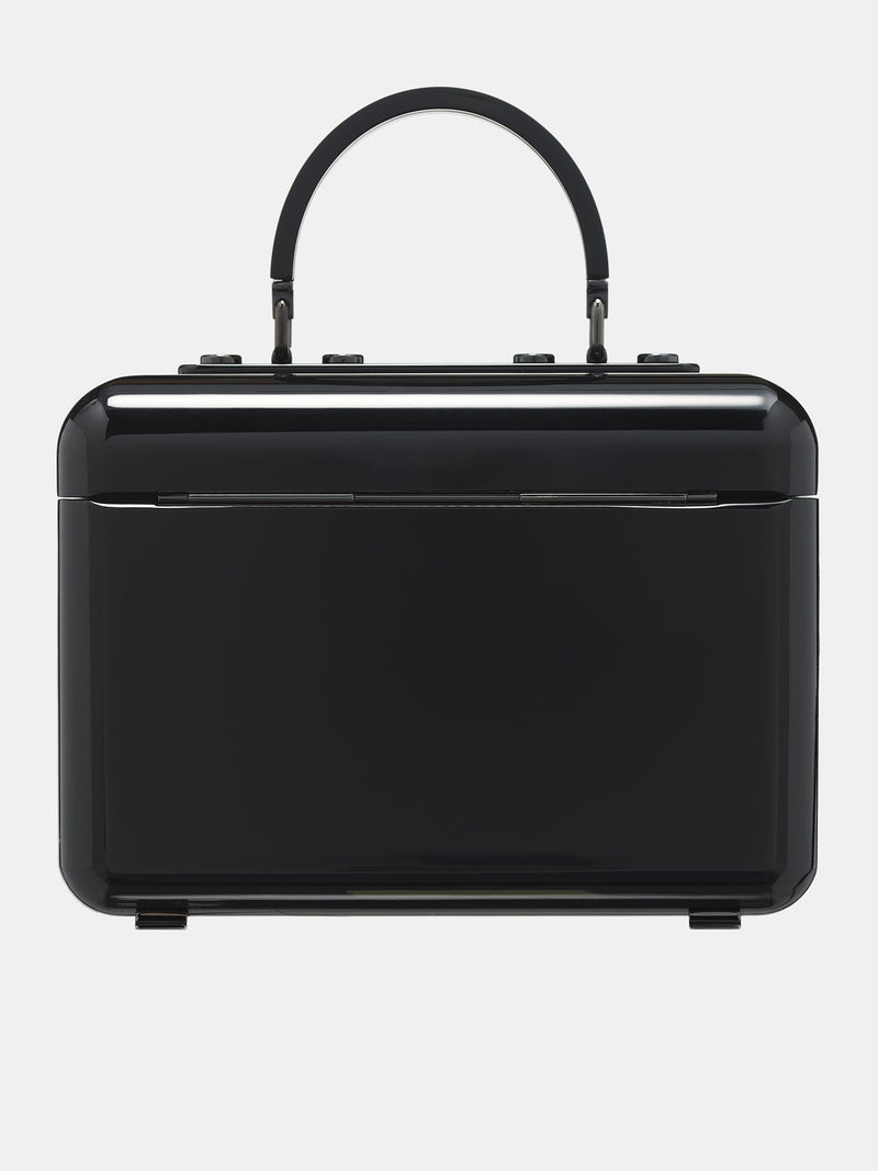 Lock Box Handbag (BB7625-AU640-BLACK)