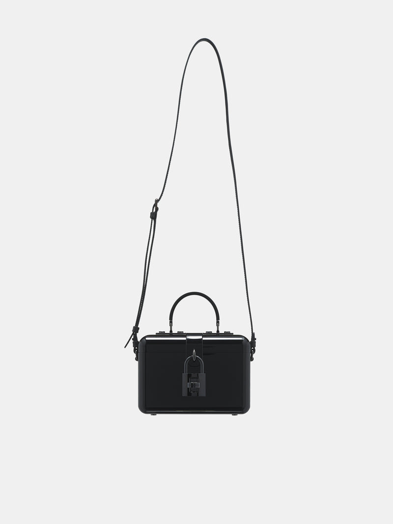 Lock Box Handbag (BB7625-AU640-BLACK)