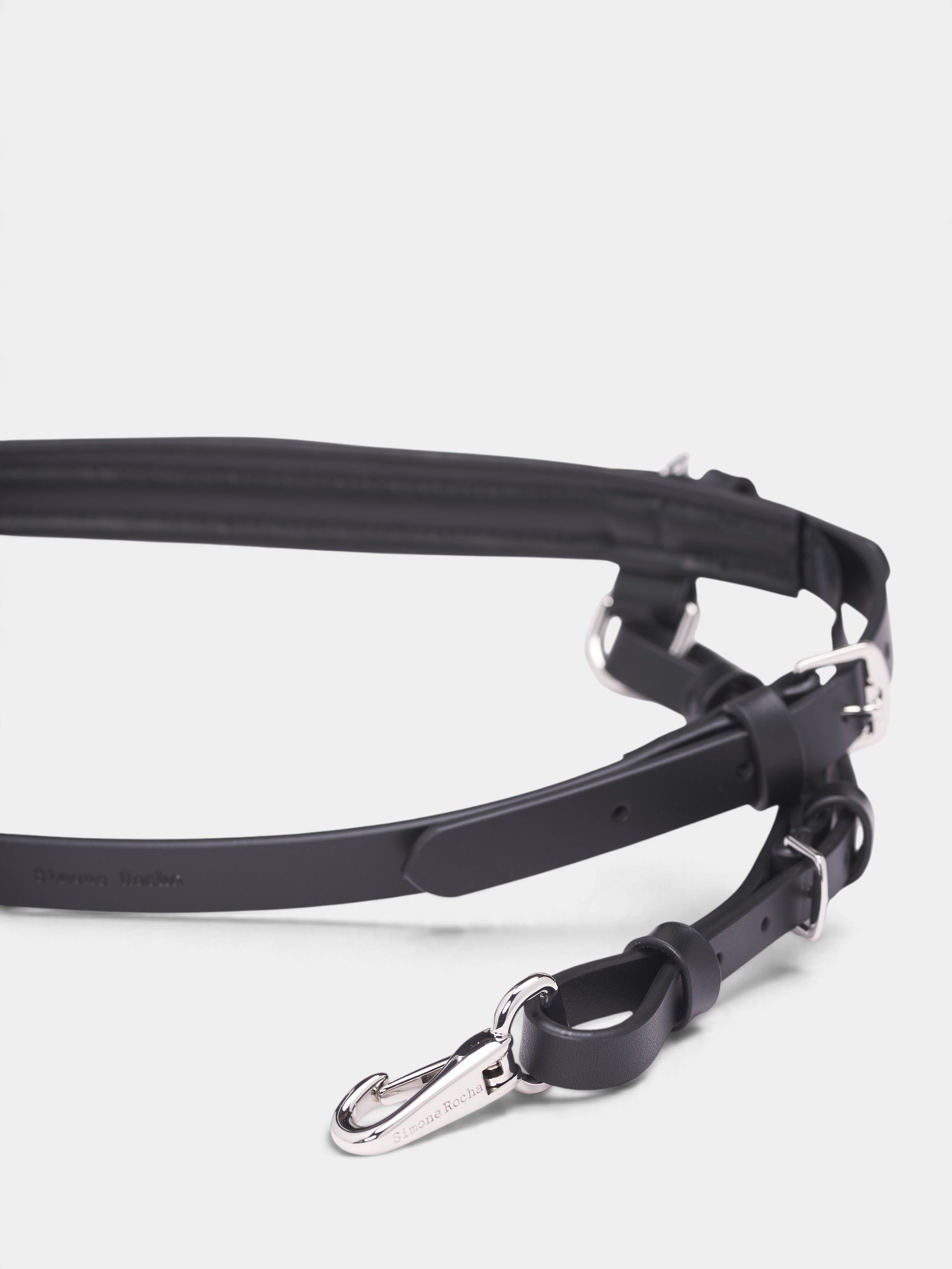 Black Leather Bridle Belt (BBELT4T-M-0839-BLACK)