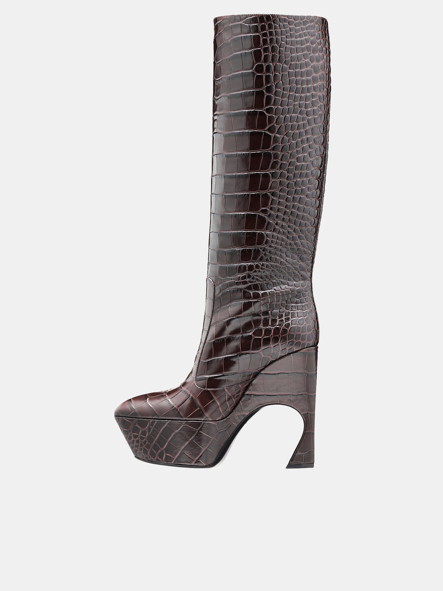 Platform Wedge Boots (BE41202B-18102-BORDEAUX)