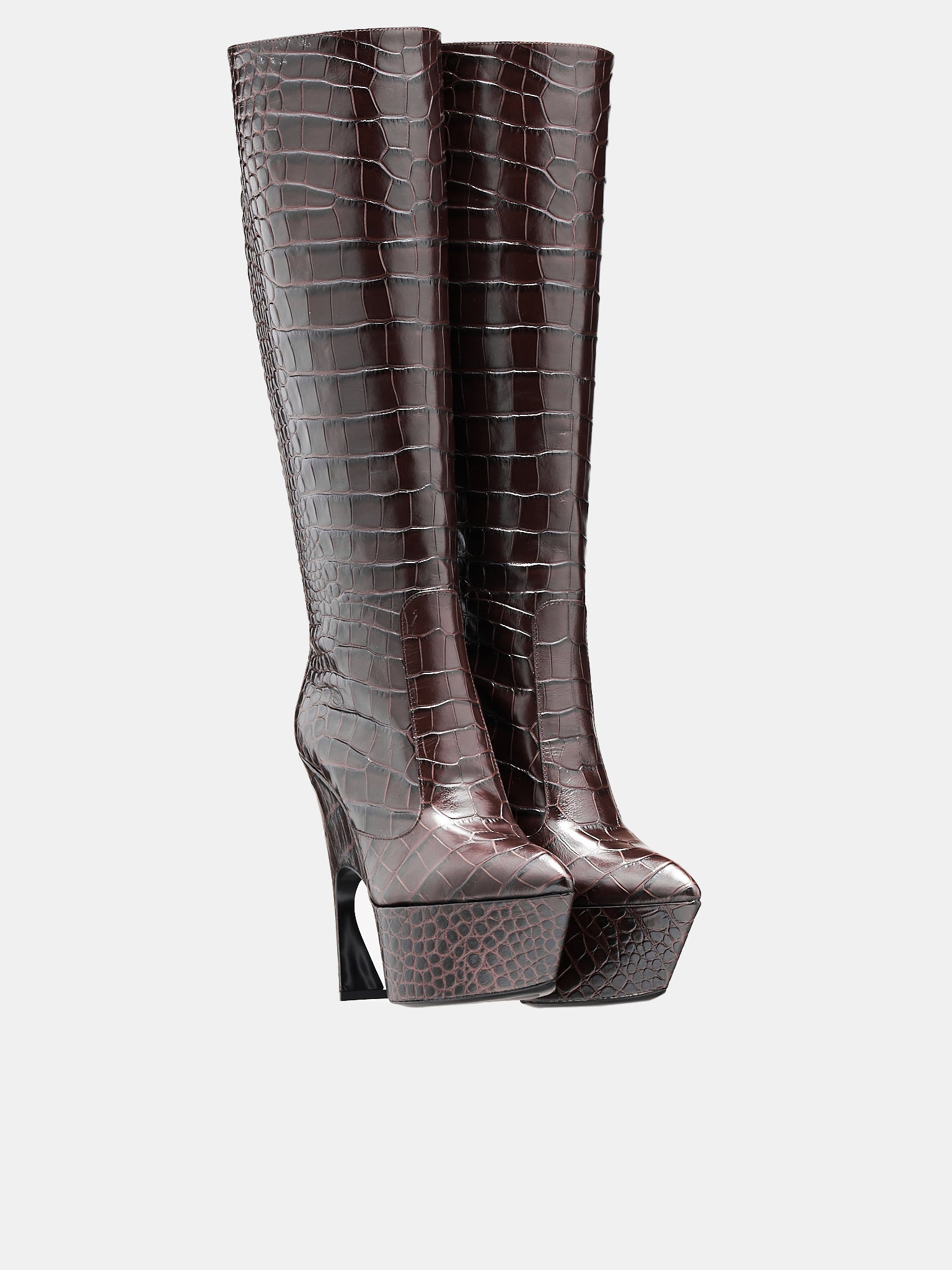 Platform Wedge Boots (BE41202B-18102-BORDEAUX)