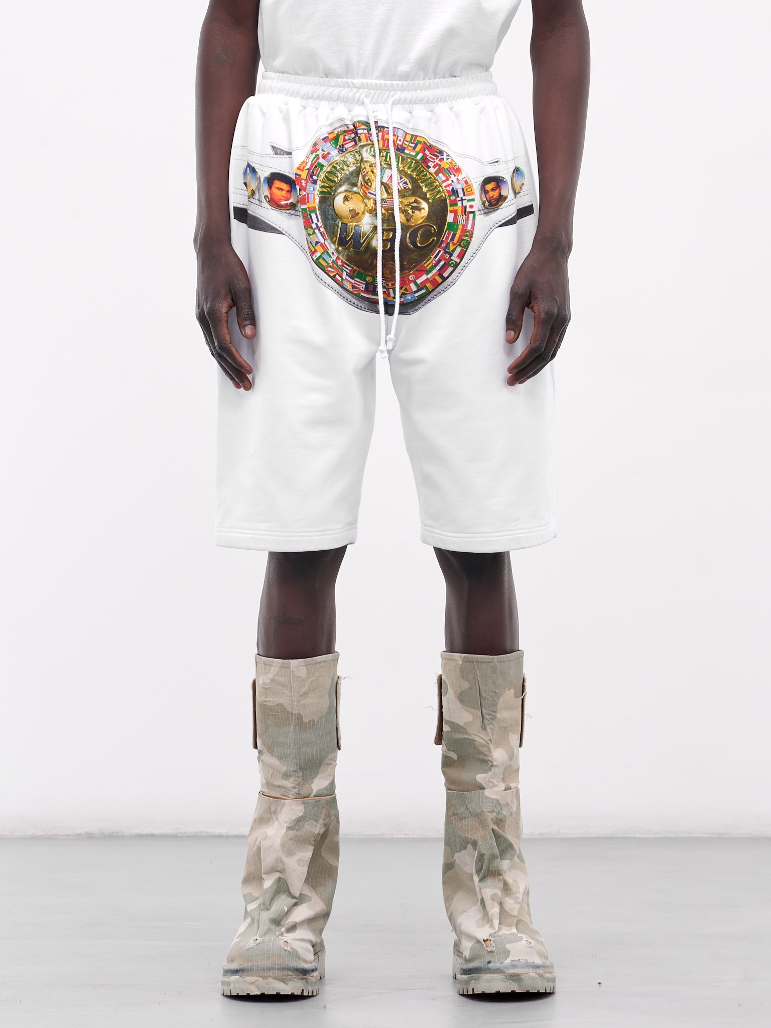 LA MASKARADE Belt Shorts | H.Lorenzo - front