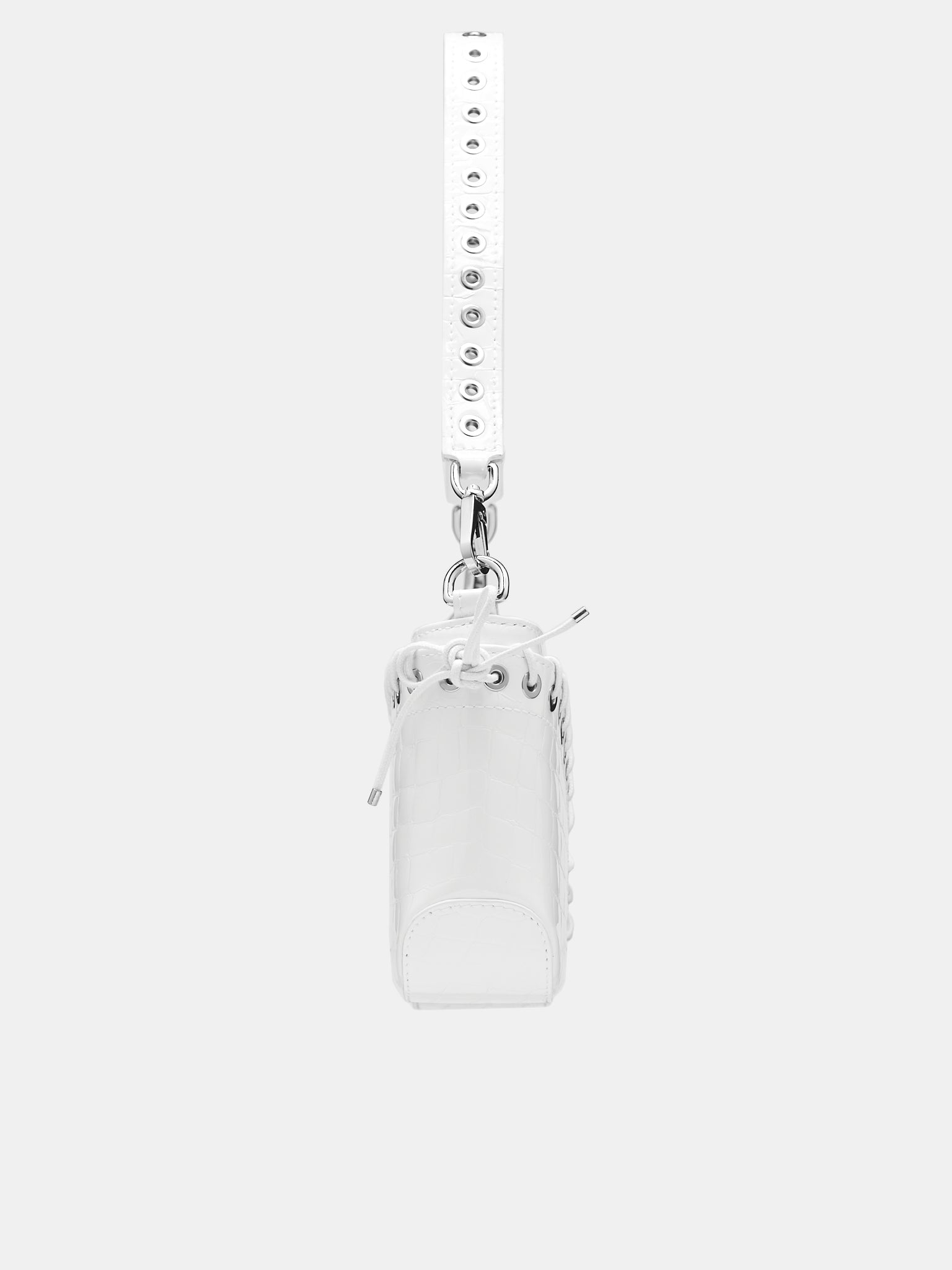 Cleavage Bag (BG001ULEA003-WHITE-CROCO)