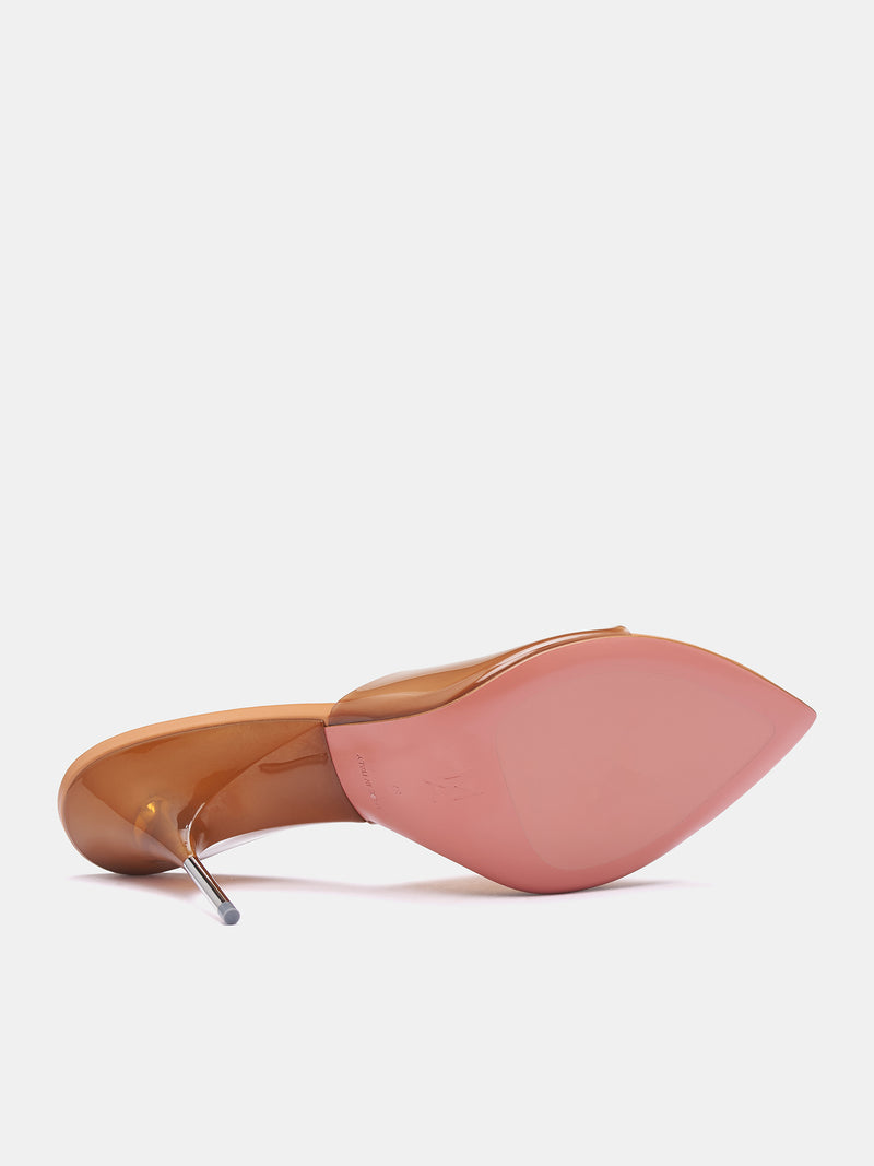 Bianca Glass Slipper (BIANCA-LATTE-SILVER)