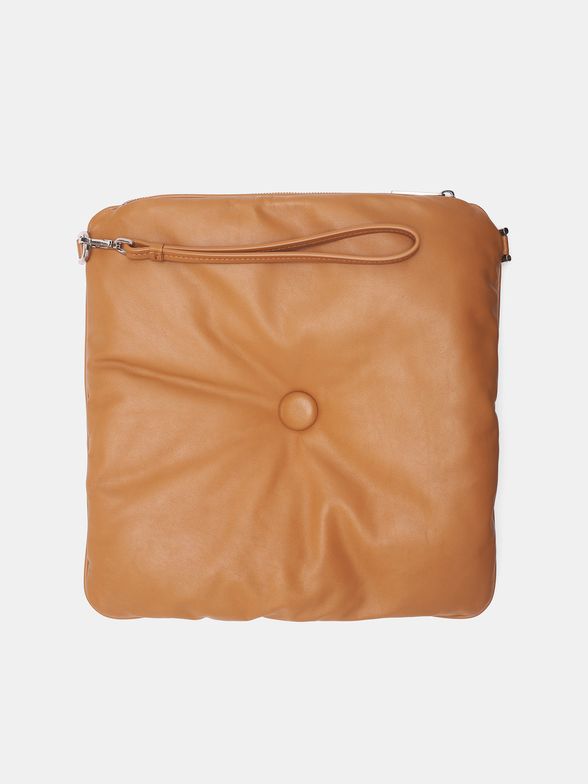 Camel Leather Biche Cushion Bag (BICHE-CAMEL)
