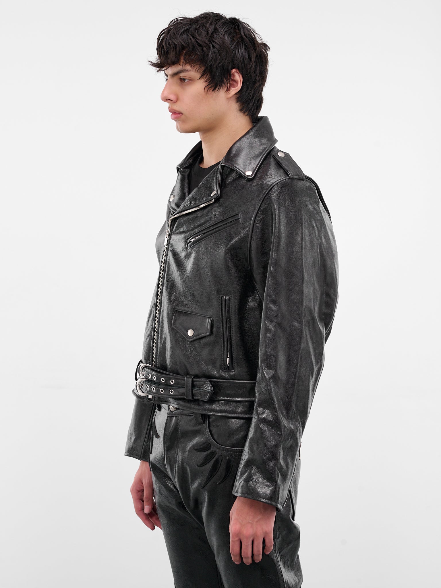 Bite Me Studded Leather Jacket (BITE-ME-JACKET-BLACK)