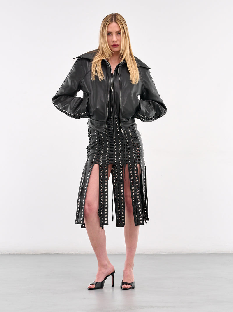 Two Layer Bomber Jacket (BJ01BL-BLACK)