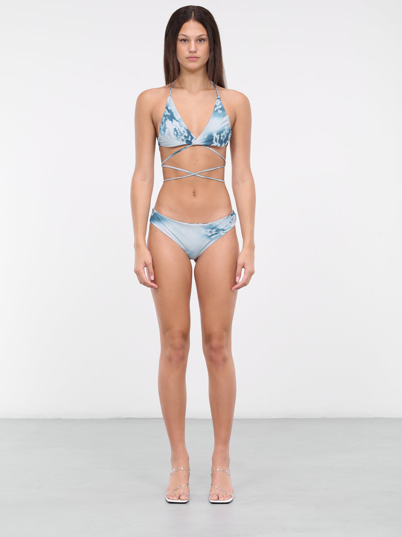 Sprayed Bikini (BK10-1-SPRAYED-LACE-BLUE)