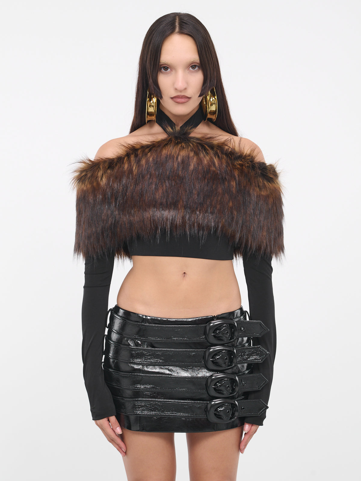 Faux-Fur Top (BKPECOLYTP04-MULTICOLOR)