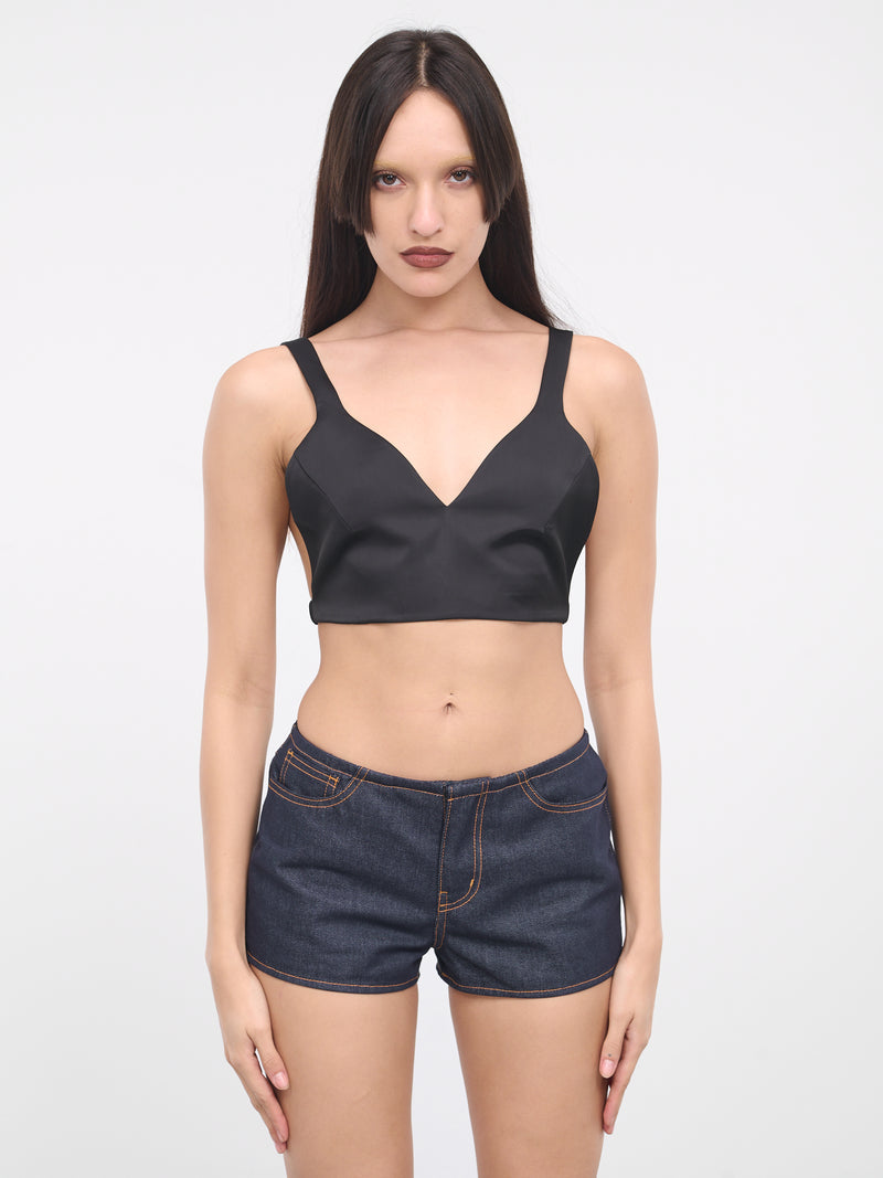 Sweetheart Bra Top (BL0-24-171-W-BK-BLACK)