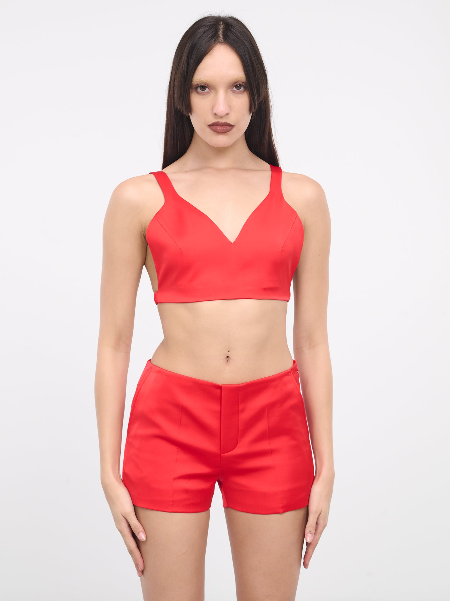 Sweetheart Bra Top (BL0-24-171-W-RD-RED)