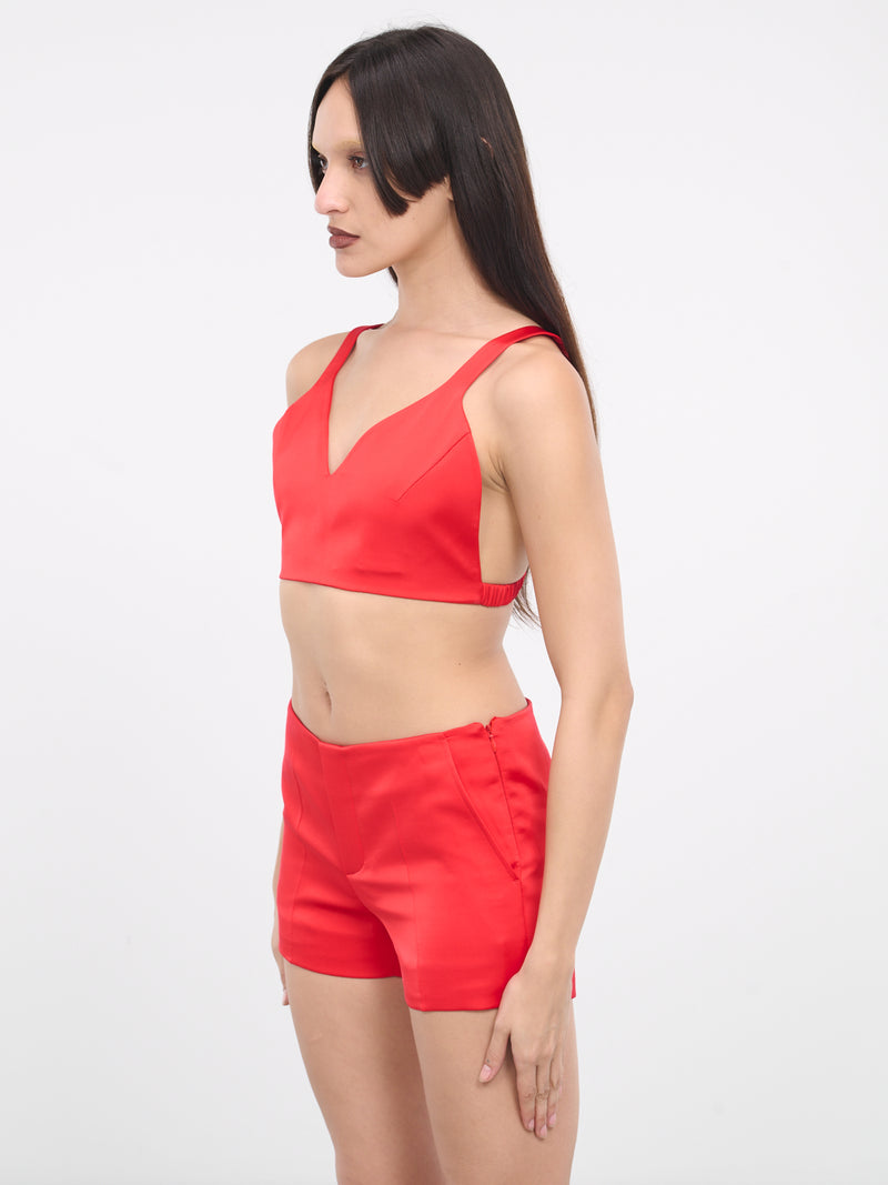 Sweetheart Bra Top (BL0-24-171-W-RD-RED)