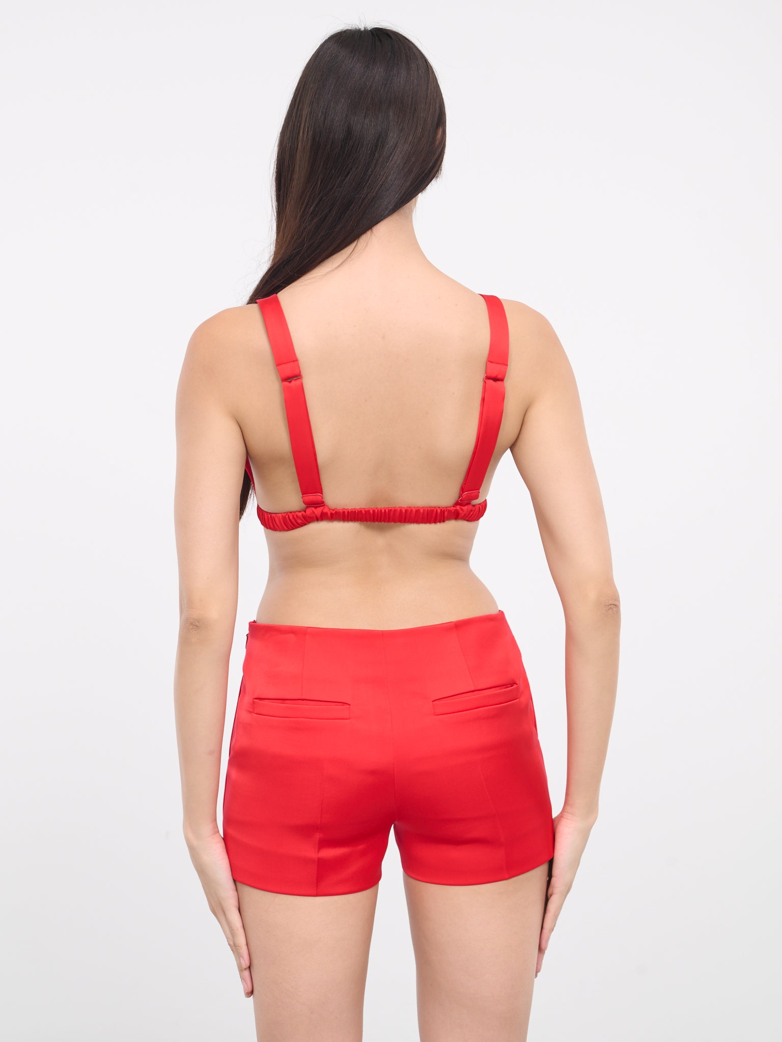 Sweetheart Bra Top (BL0-24-171-W-RD-RED)