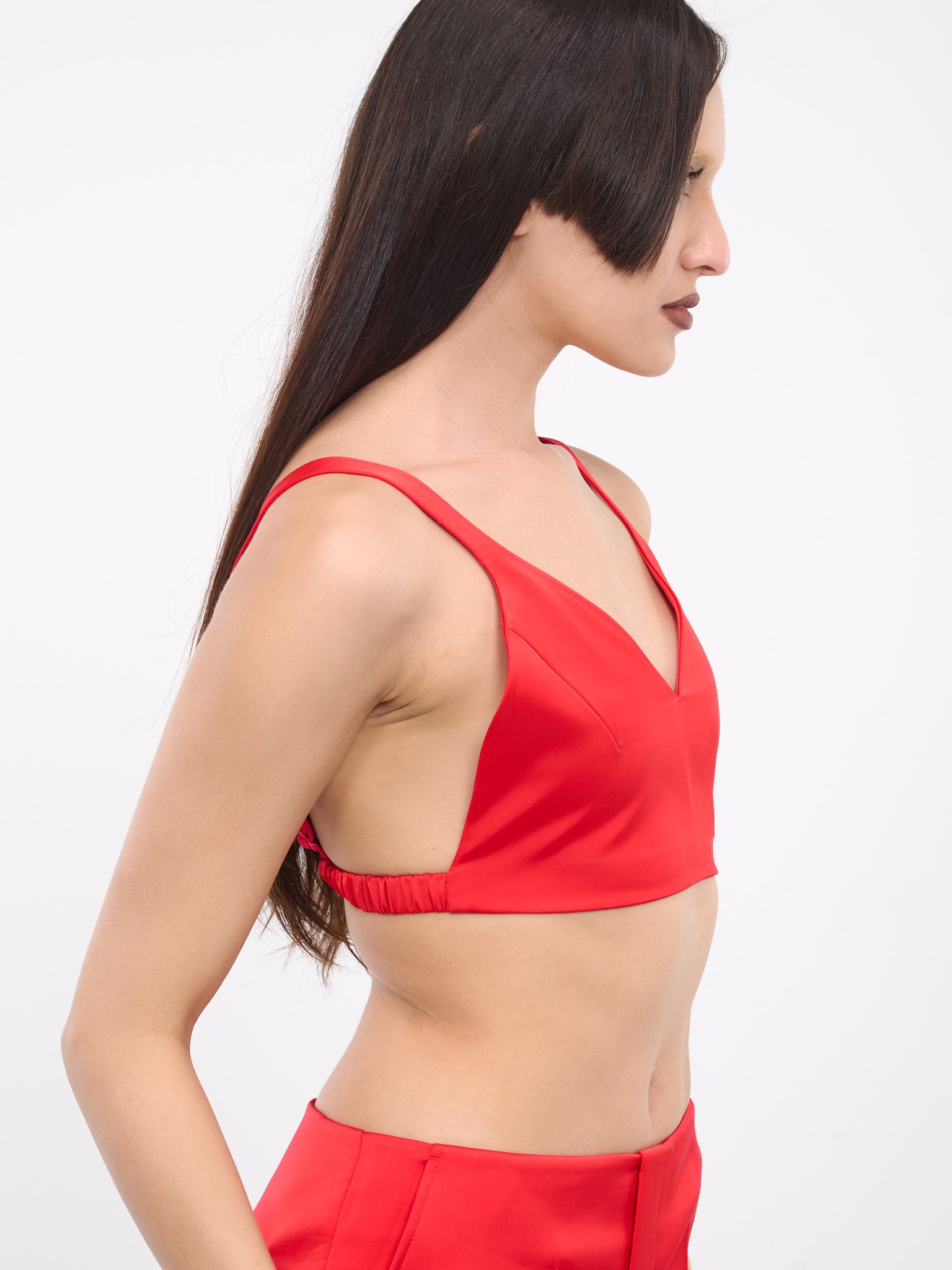 Sweetheart Bra Top (BL0-24-171-W-RD-RED)