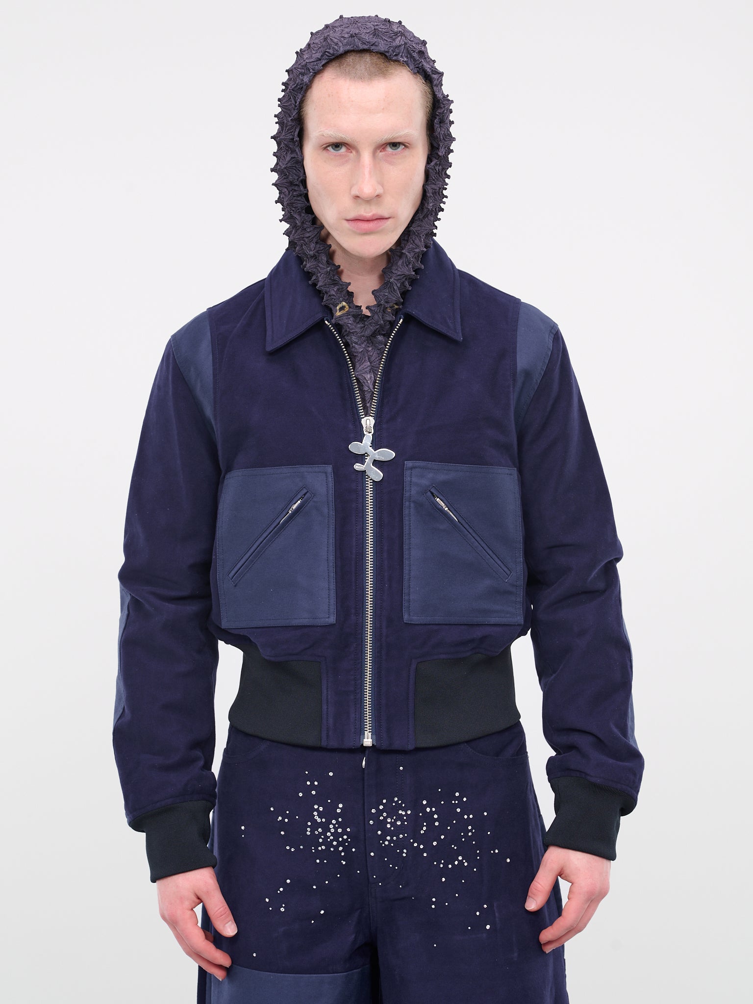 Balloon Dog Patch Jacket (BL0123-NAVY)